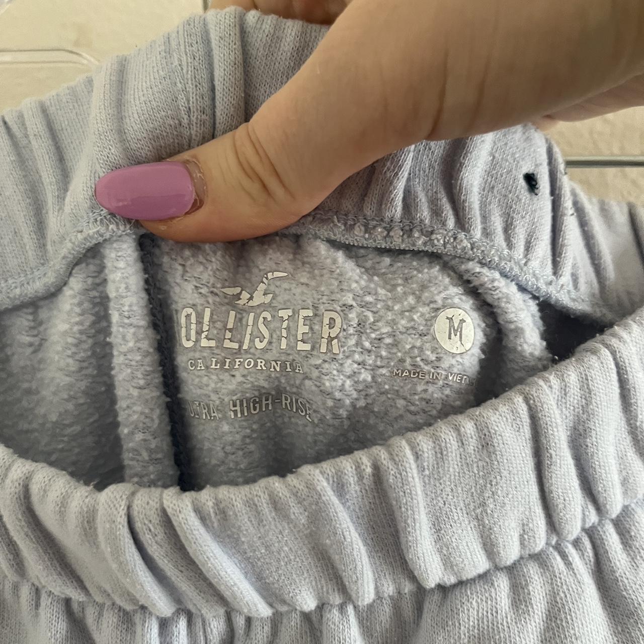 Baby Blue Hollister Sweatpants Size Medium no... Depop