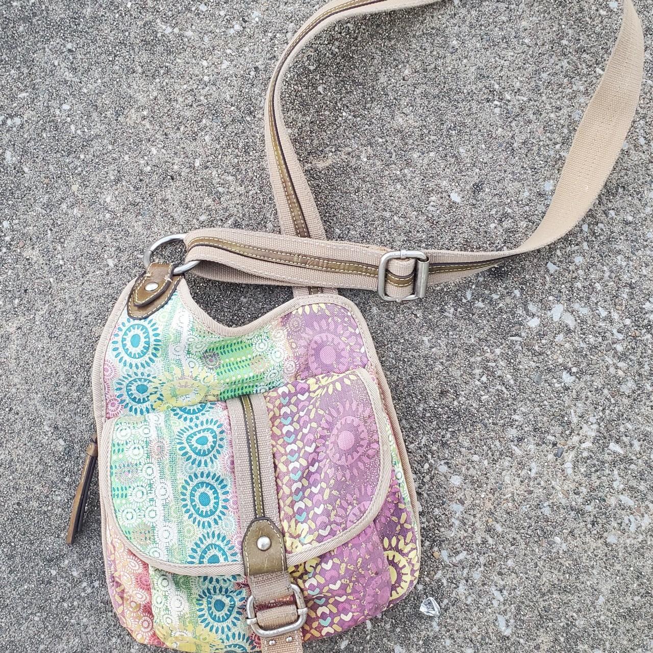 Fossil Women's Bag - Multi/Pink – Rainbow multi-c… - image 1