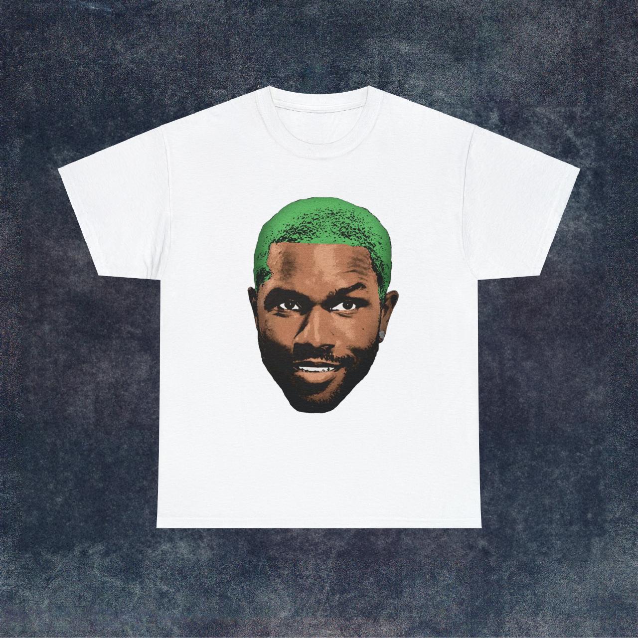 FRANK OCEAN WHITE Tee Gildan 5000 Classic... - Depop