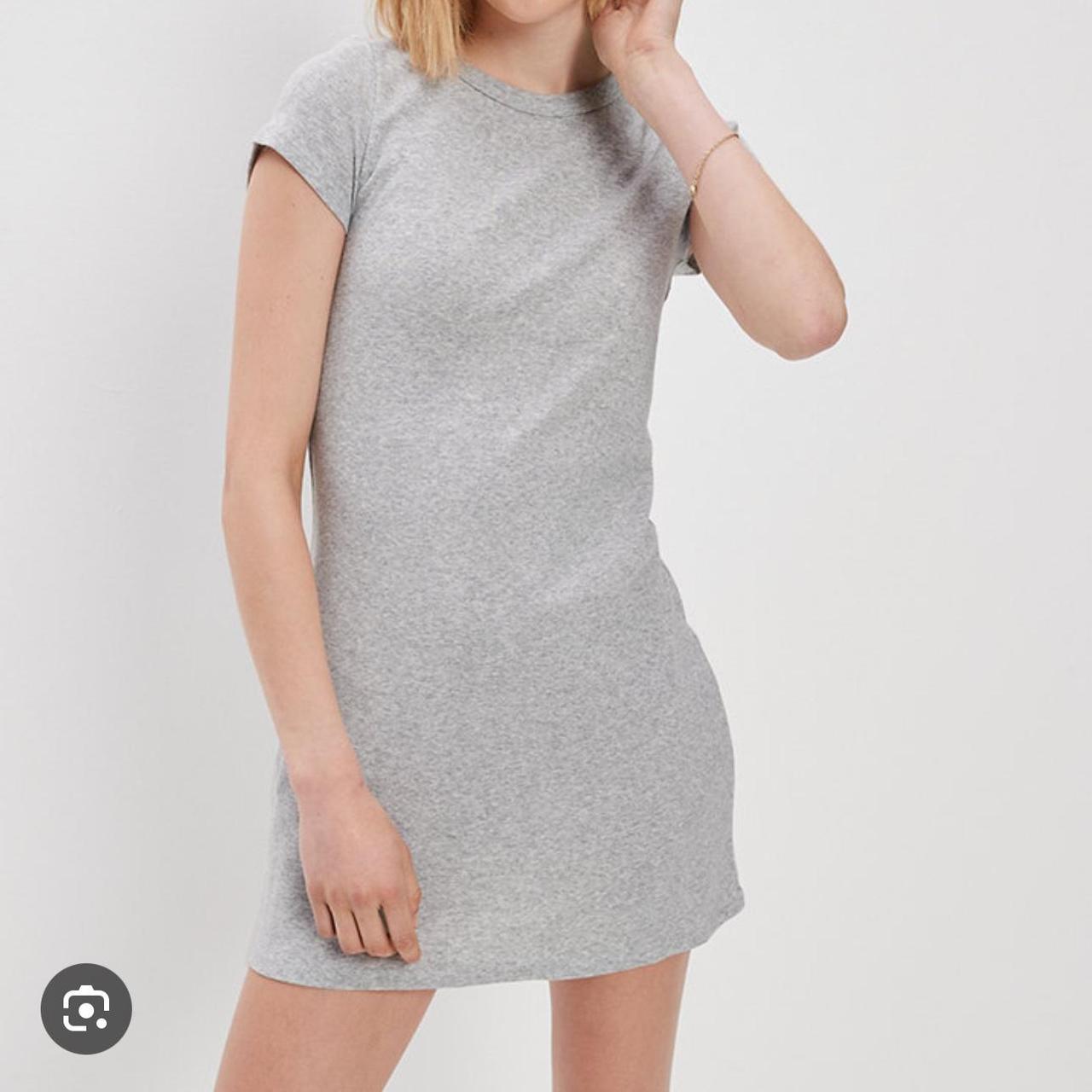 Grey T shirt dress from American eagle Worn two or. Depop