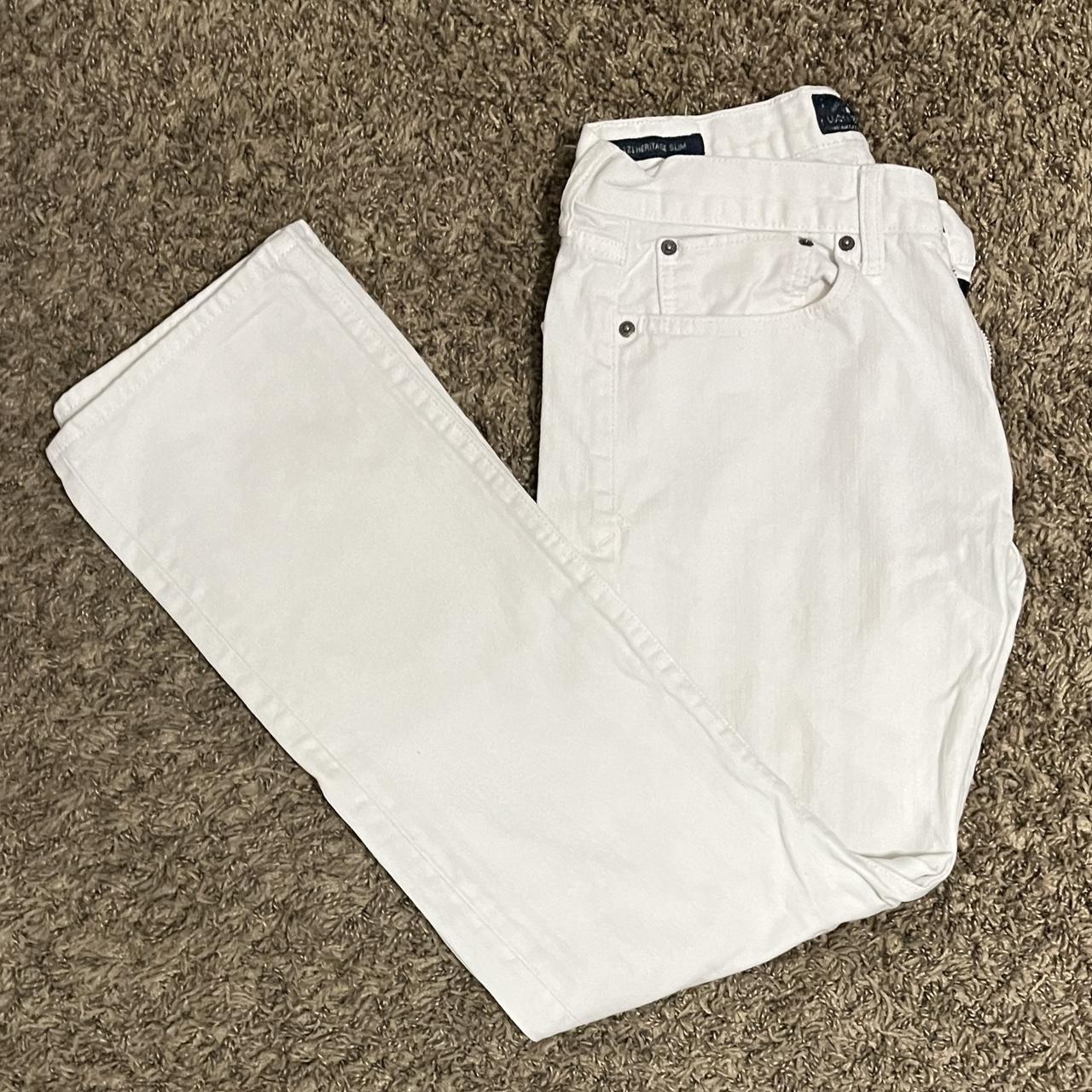 Men’s 32 waist white pants Depop