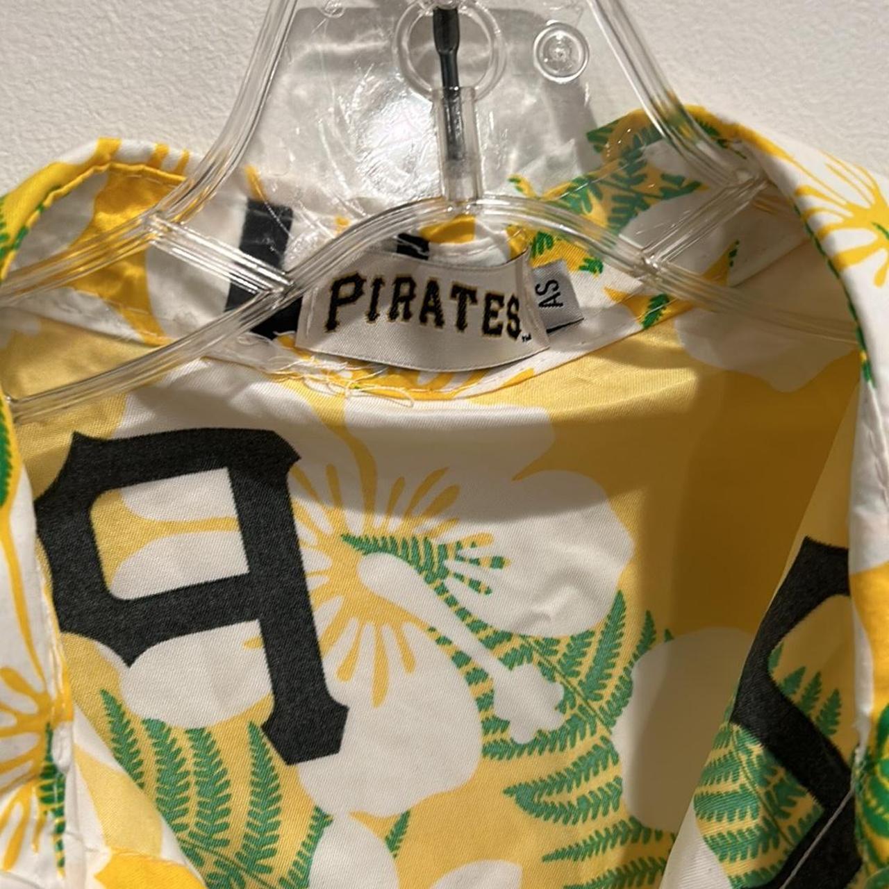 Pittsburgh Pirates Hawaiian short sleeve Shirt Night - Depop