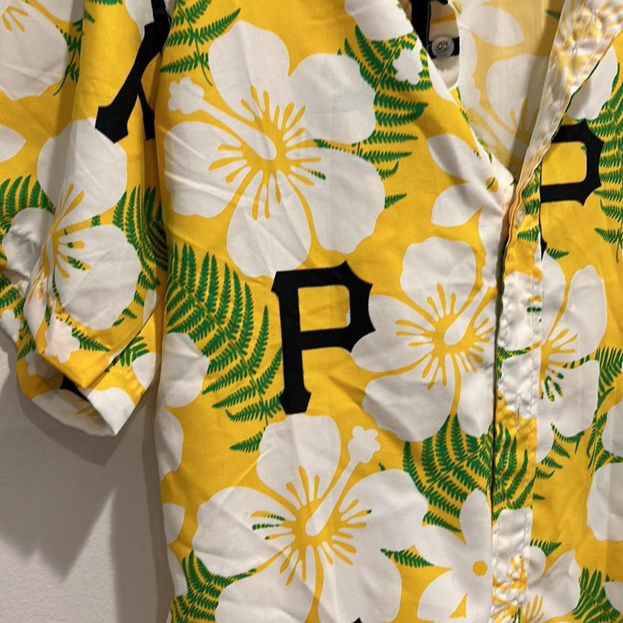 Pittsburgh Pirates Hawaiian short sleeve Shirt Night - Depop