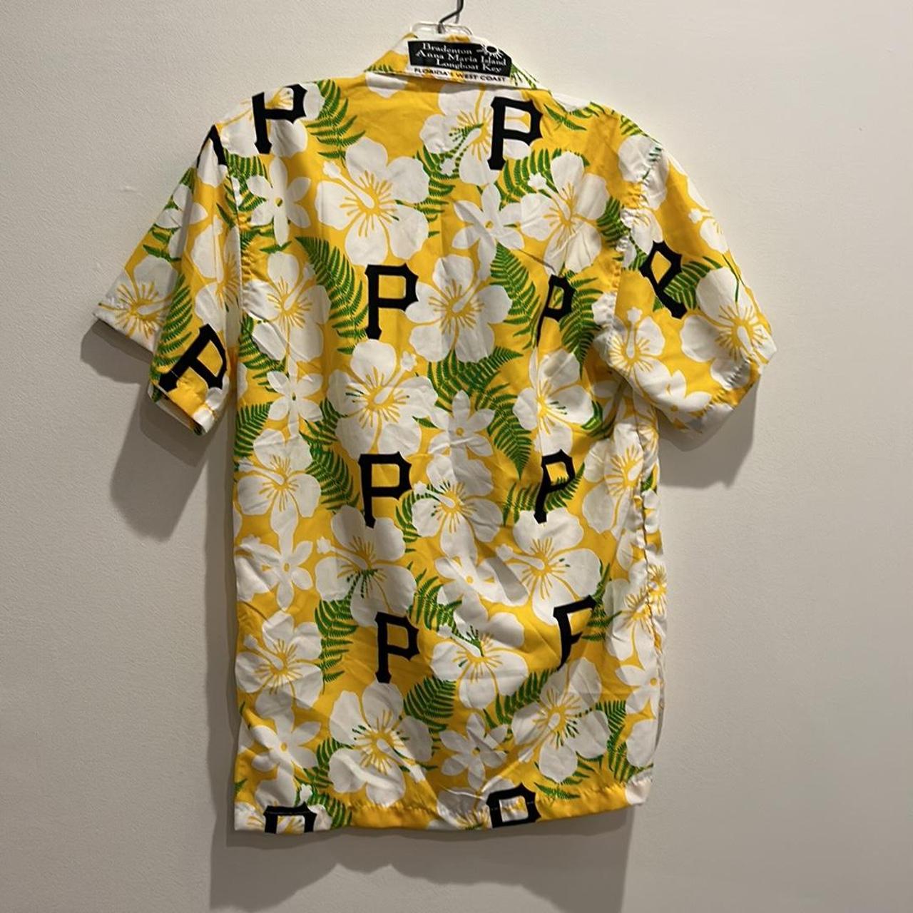 Pittsburgh Pirates Hawaiian short sleeve Shirt Night - Depop