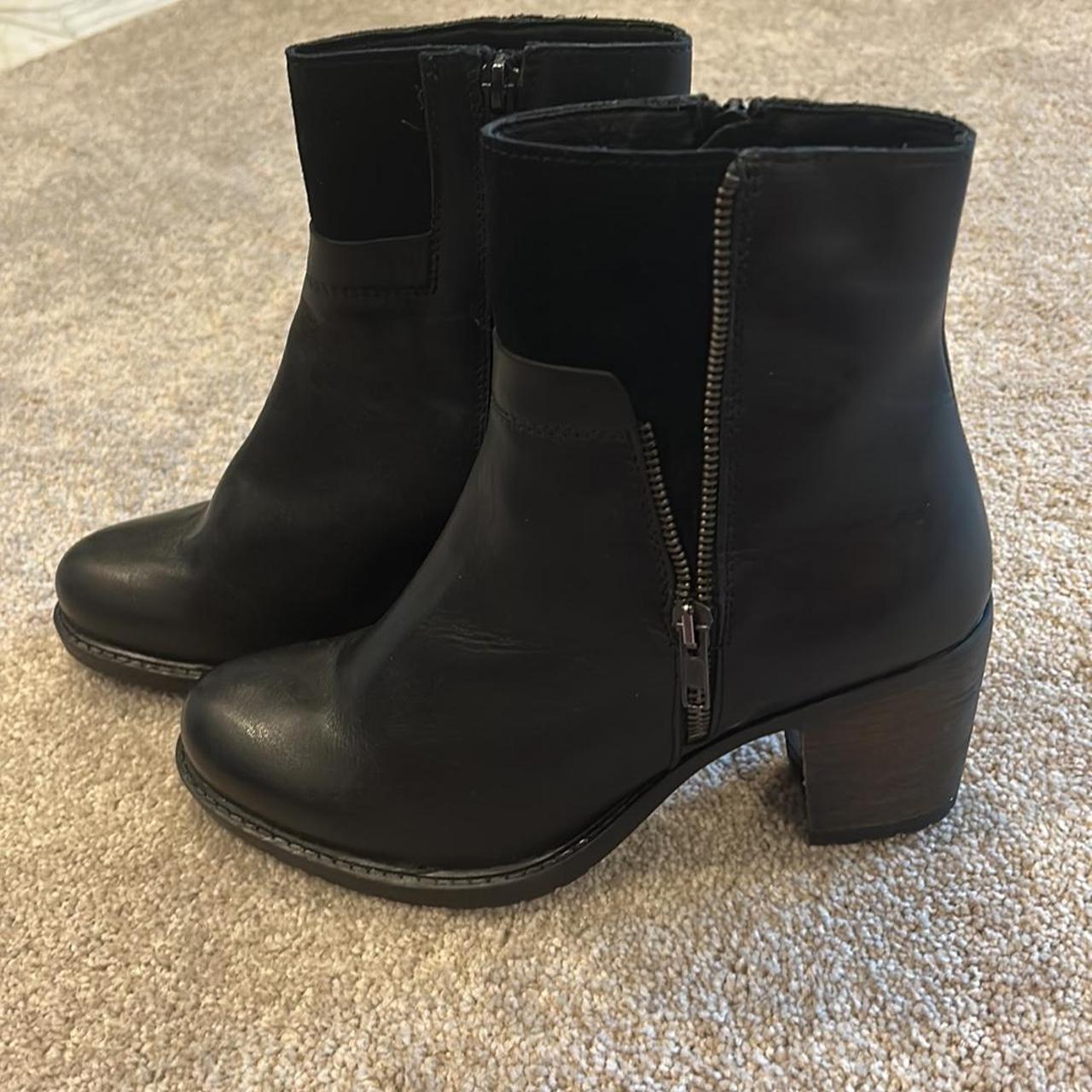 Eric Michael made in Portugal black ankle boots,... - Depop