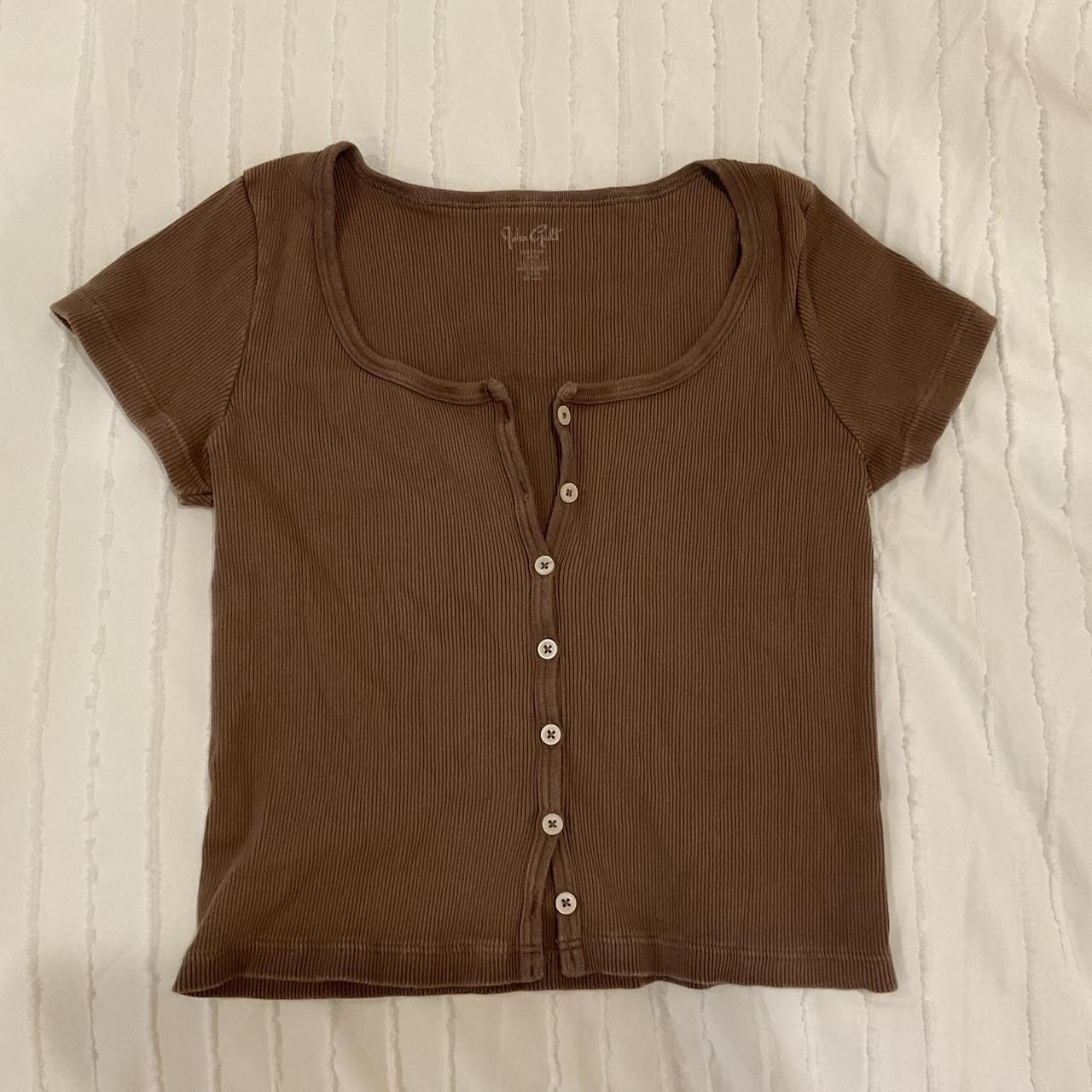 Brown Zelly top Depop