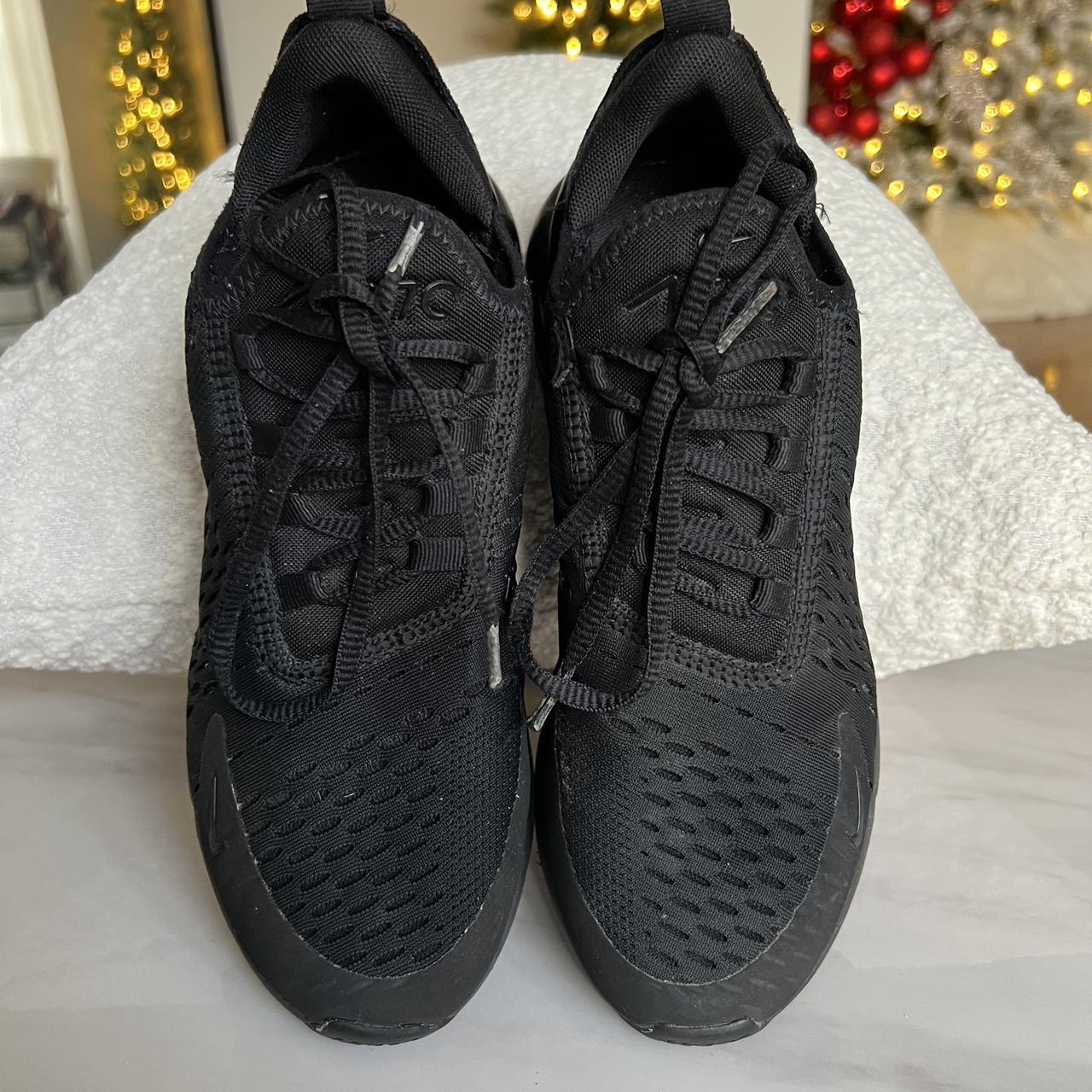 Black Nike Air Max 270 size 7.5 - Depop