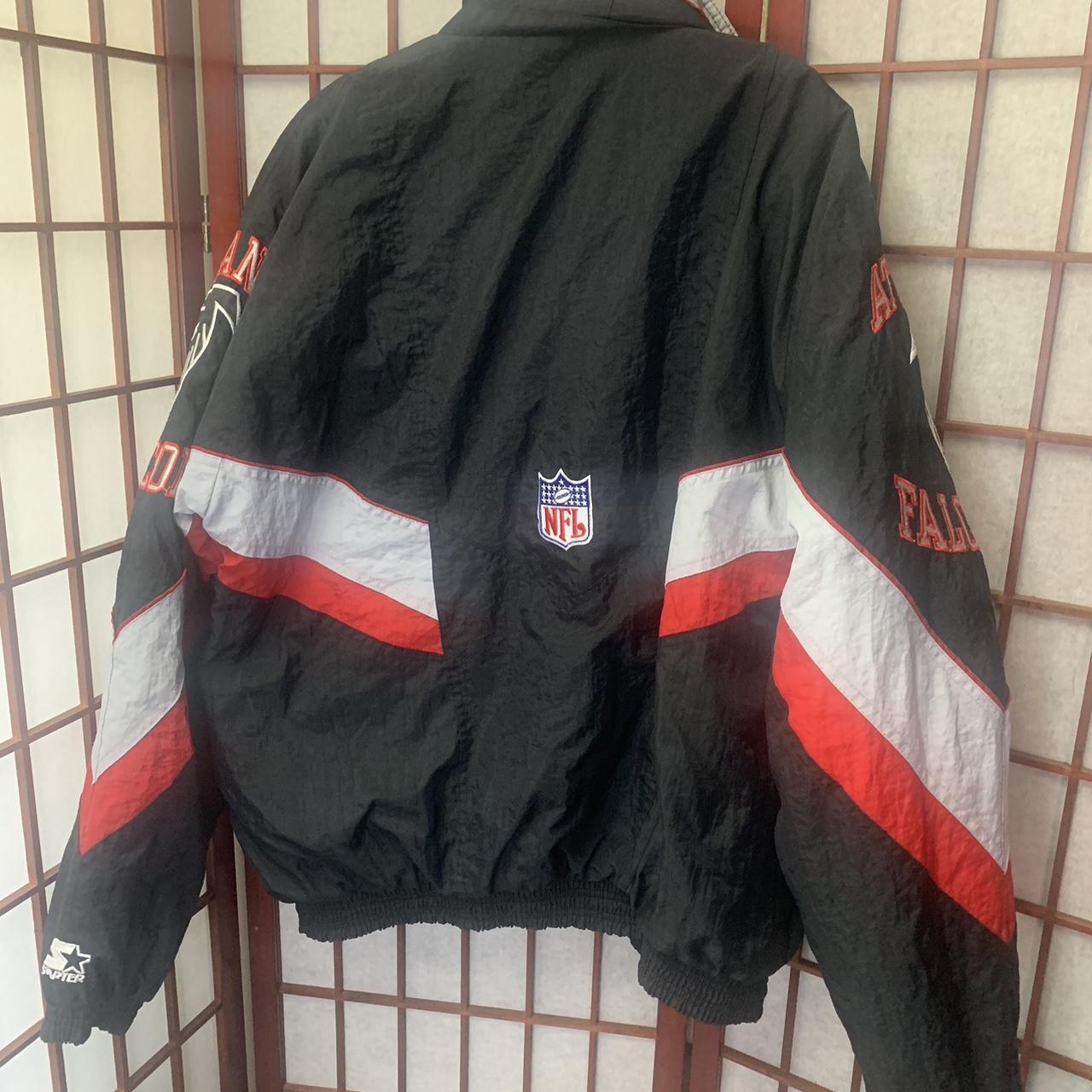 Vintage 90s Starter Atlanta Falcons NFL Windbreaker - Depop