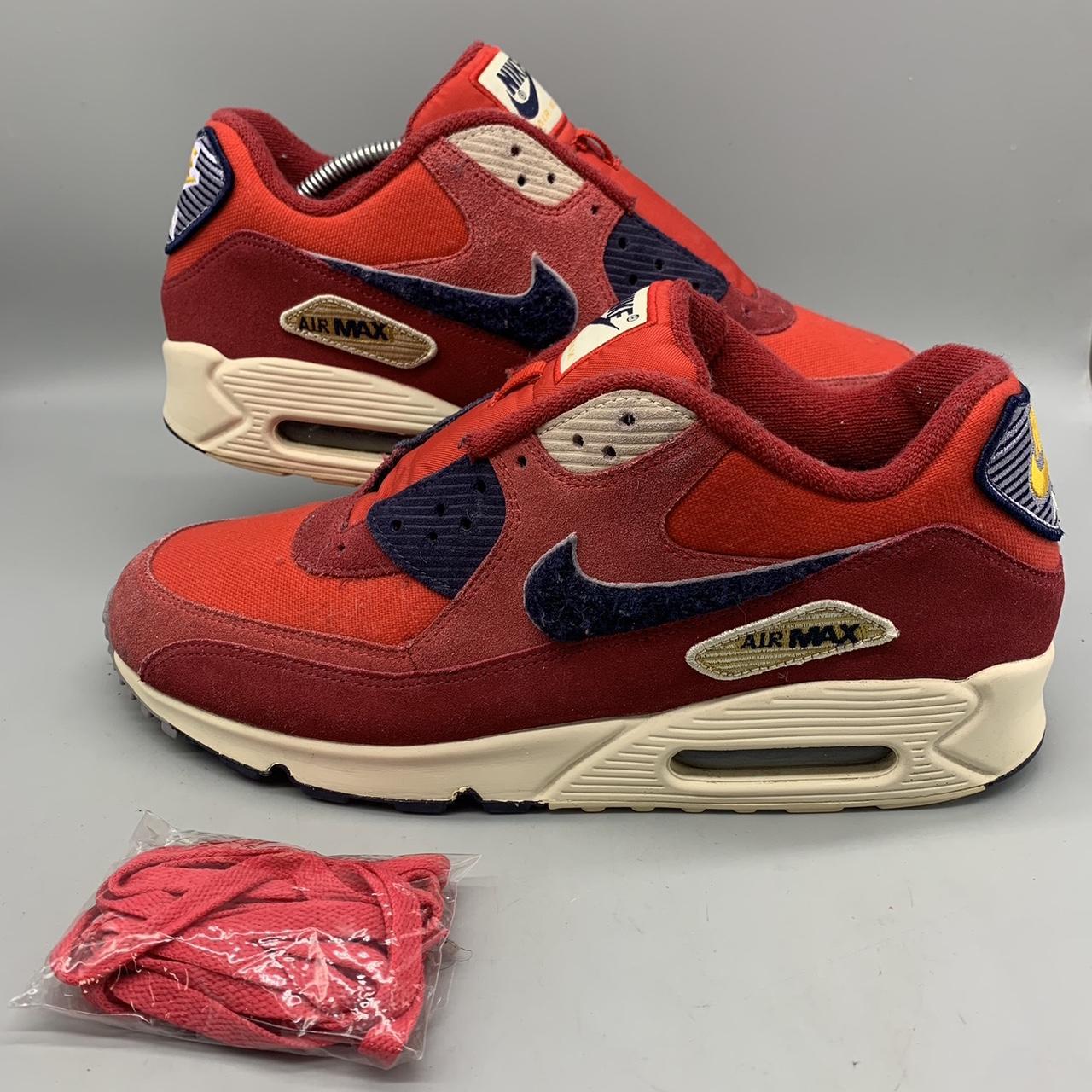 Nike air max 90 premium se university on sale red