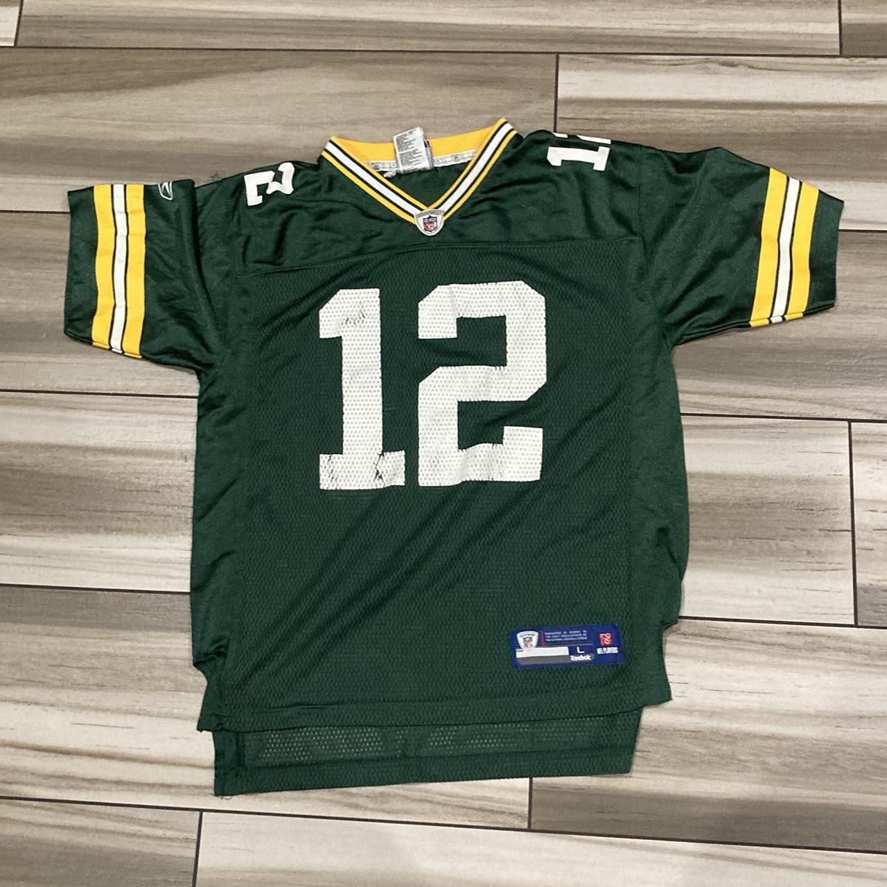 Aaron Rodgers Green Bay Packers Jersey #12 Reebok On - Depop