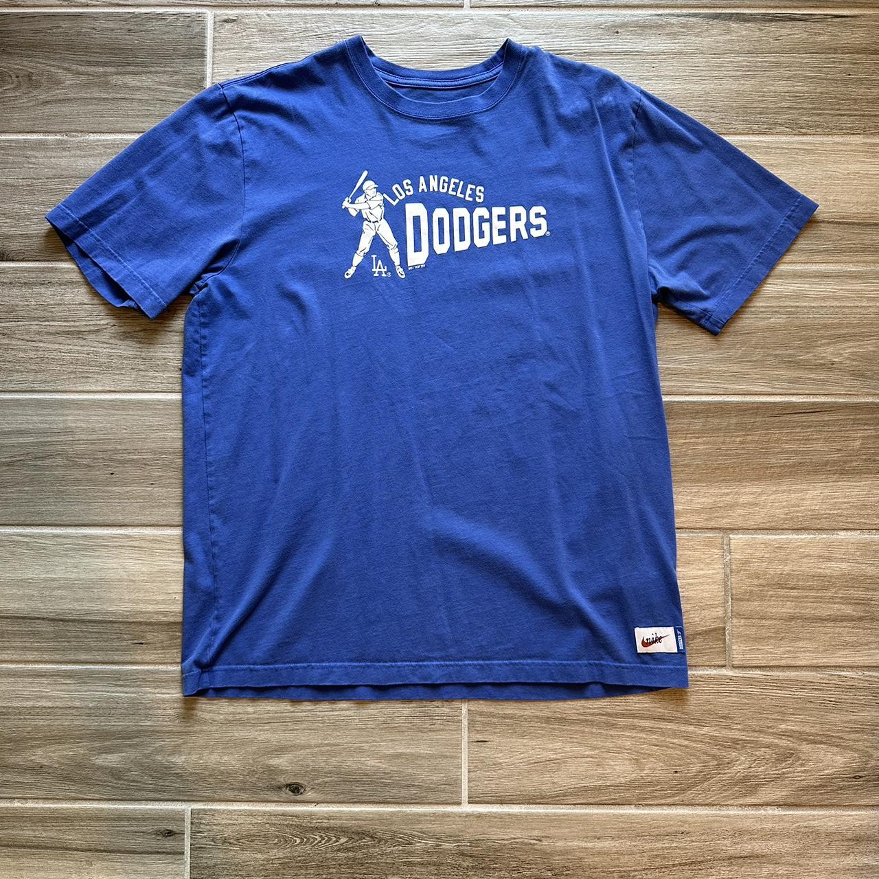 Blue New XL Nike Dodger Shirt