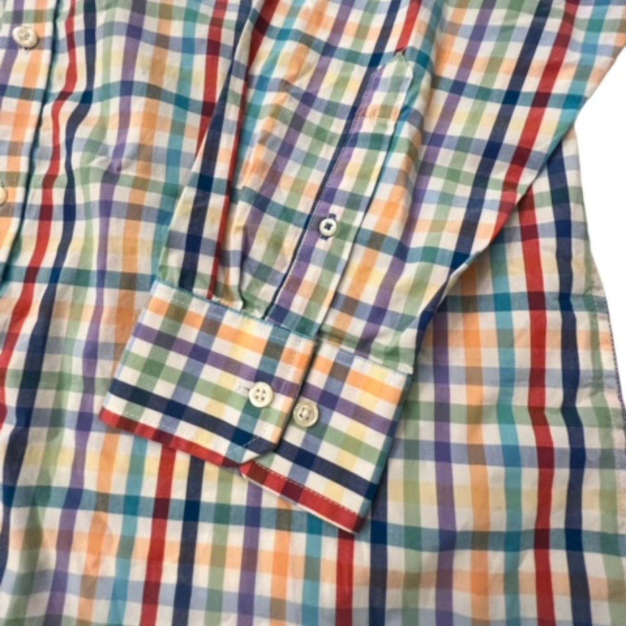 IZOD PREMIUM ESSENTIALS Men's Shirt Size XL Plaid... - Depop