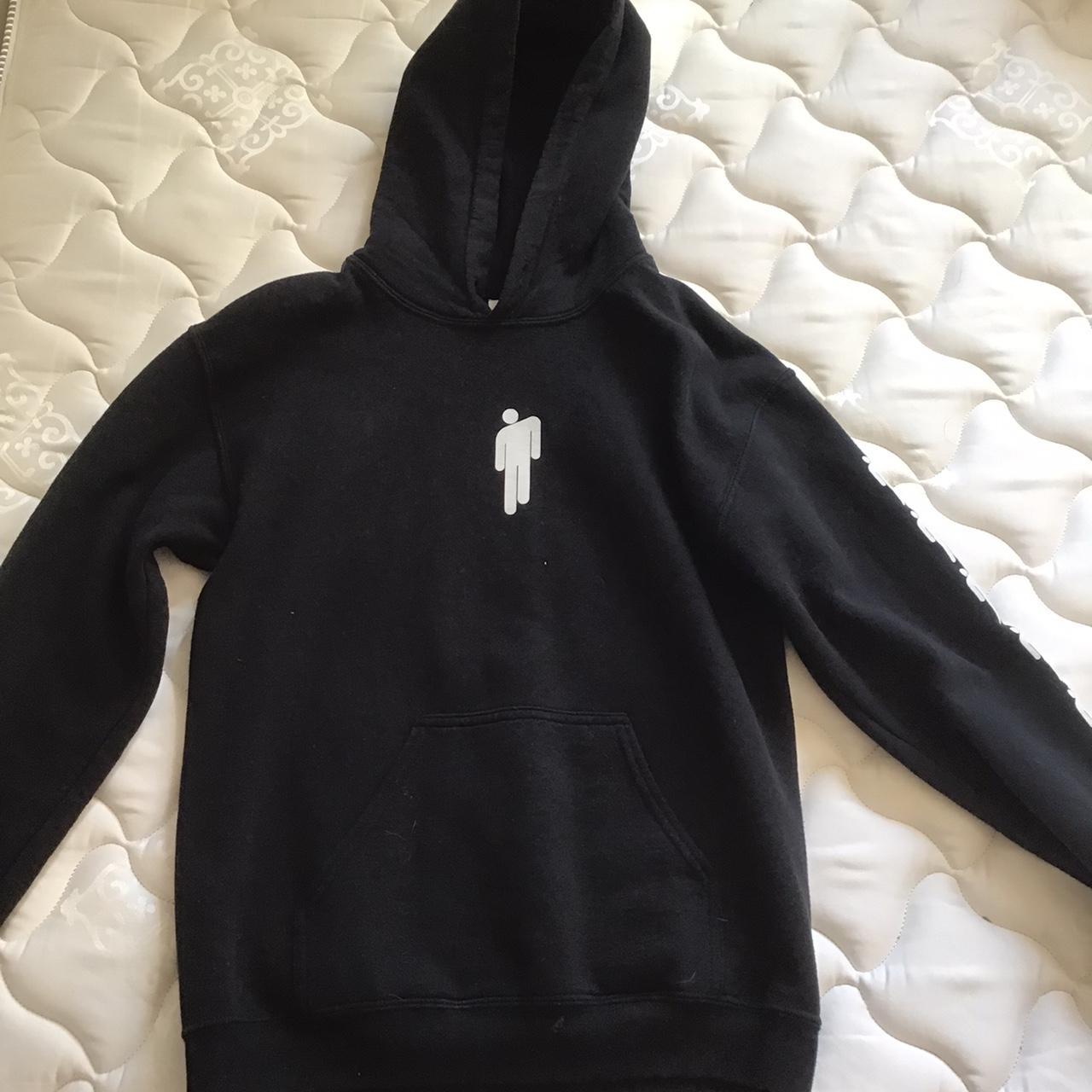 Billie Eilish Hoodie Billie merch worn a lot but Depop