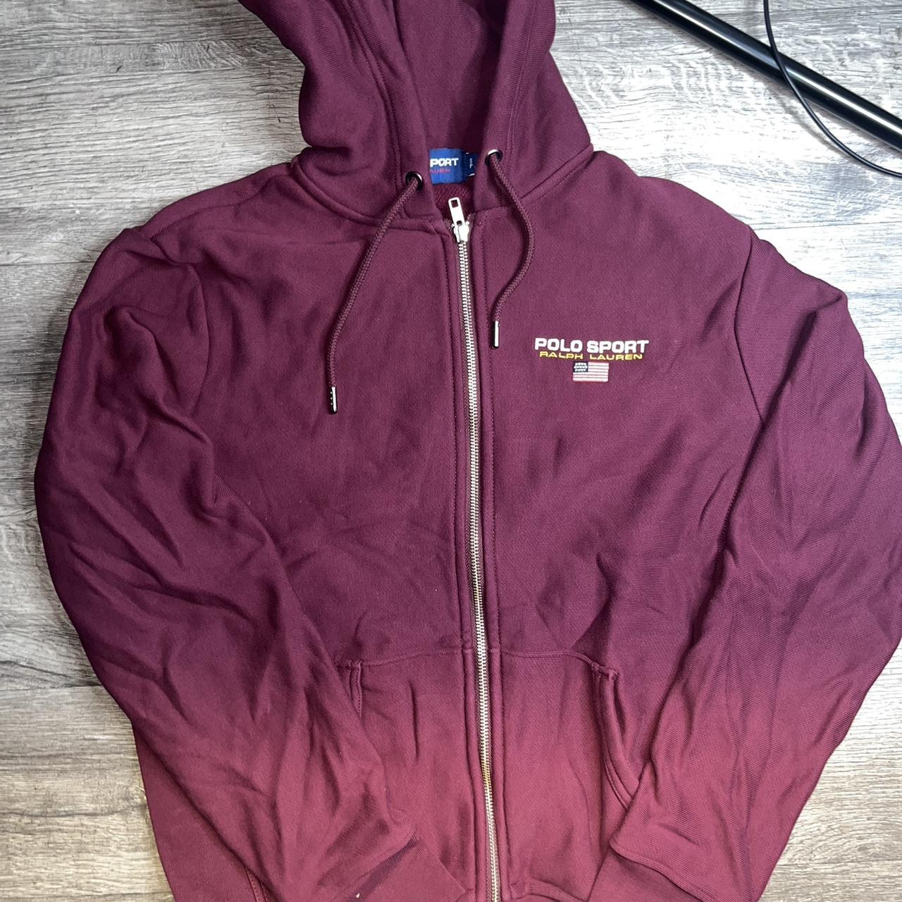 Burgundy Polo Sport Hoodies Polo Club De Chantilly Burgundy Hoodie