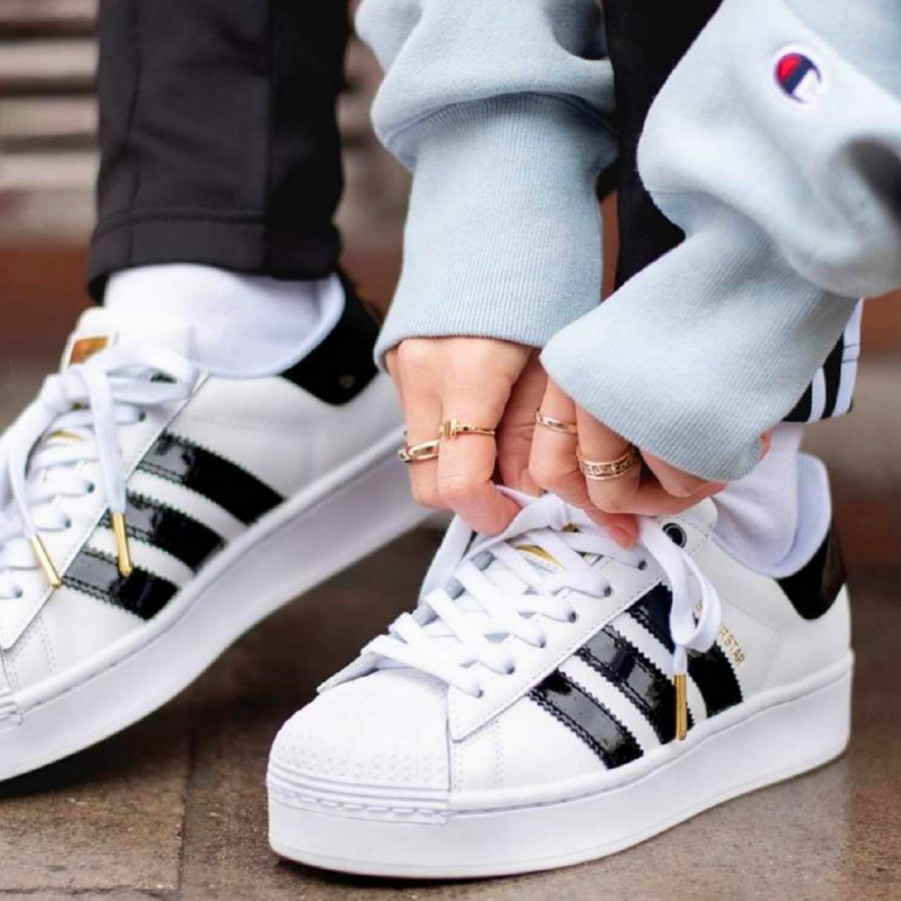 Adidas Superstar Bold Platform Sneaker White Depop