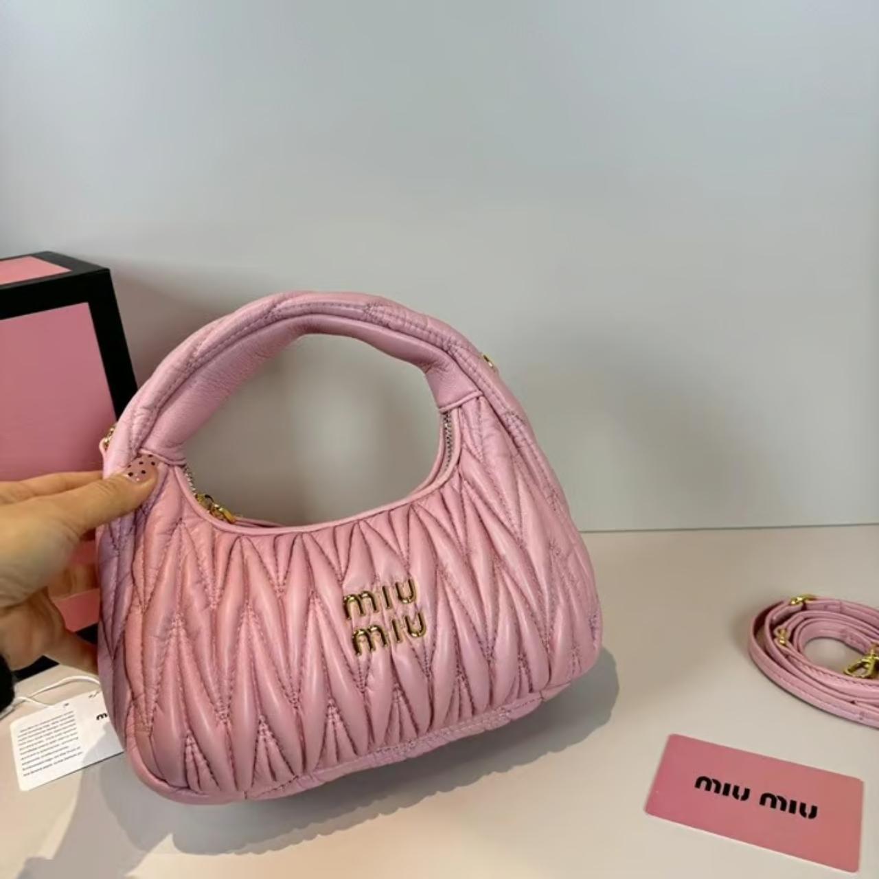 MIU MIU Pink bag Pink bag is almost brand new,... - Depop