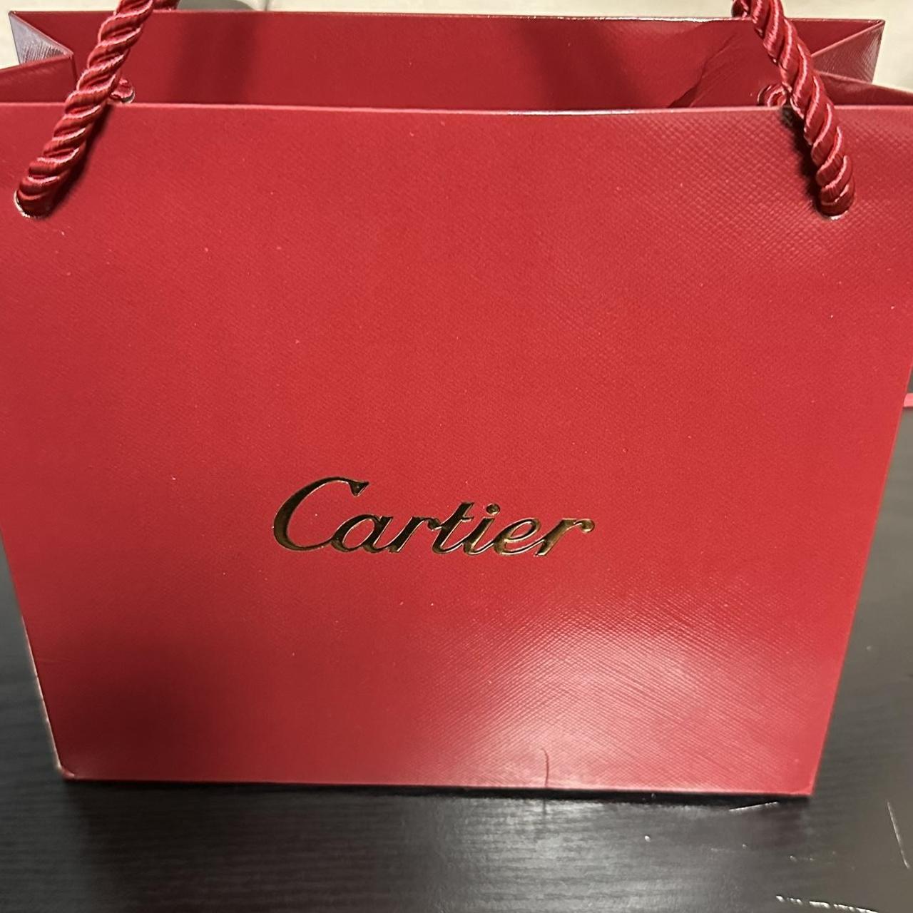real cartier shopping bag