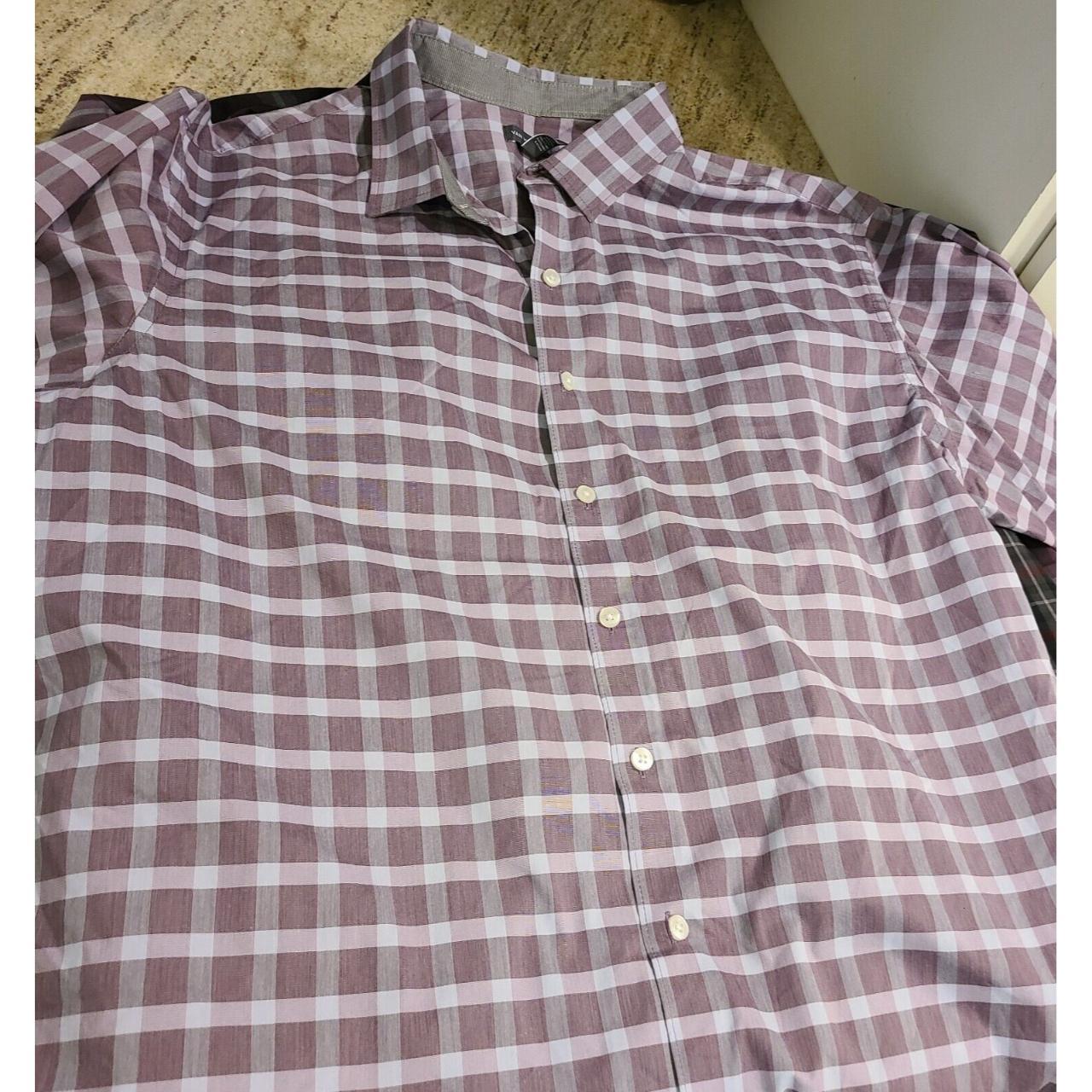 Lot of 4 Mens Size 2XLT VanHeusen Plaid Longsleeve... - Depop