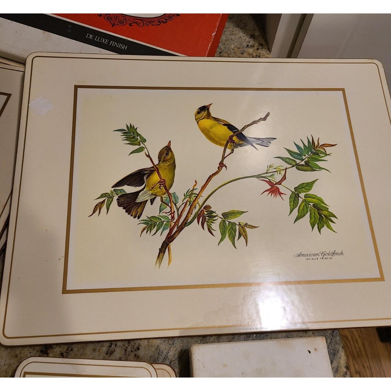 Set of 10 Pimpernel Bird & Ship Cork Placemats &... Depop