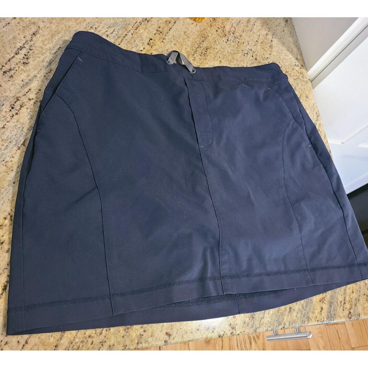 Eddie Bauer Size L Skirt Skort Shorts Stretch Nylon... - Depop