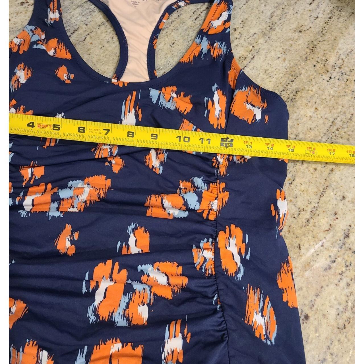 Hill Women's Size 12 RuchedFront OnePiece... Depop