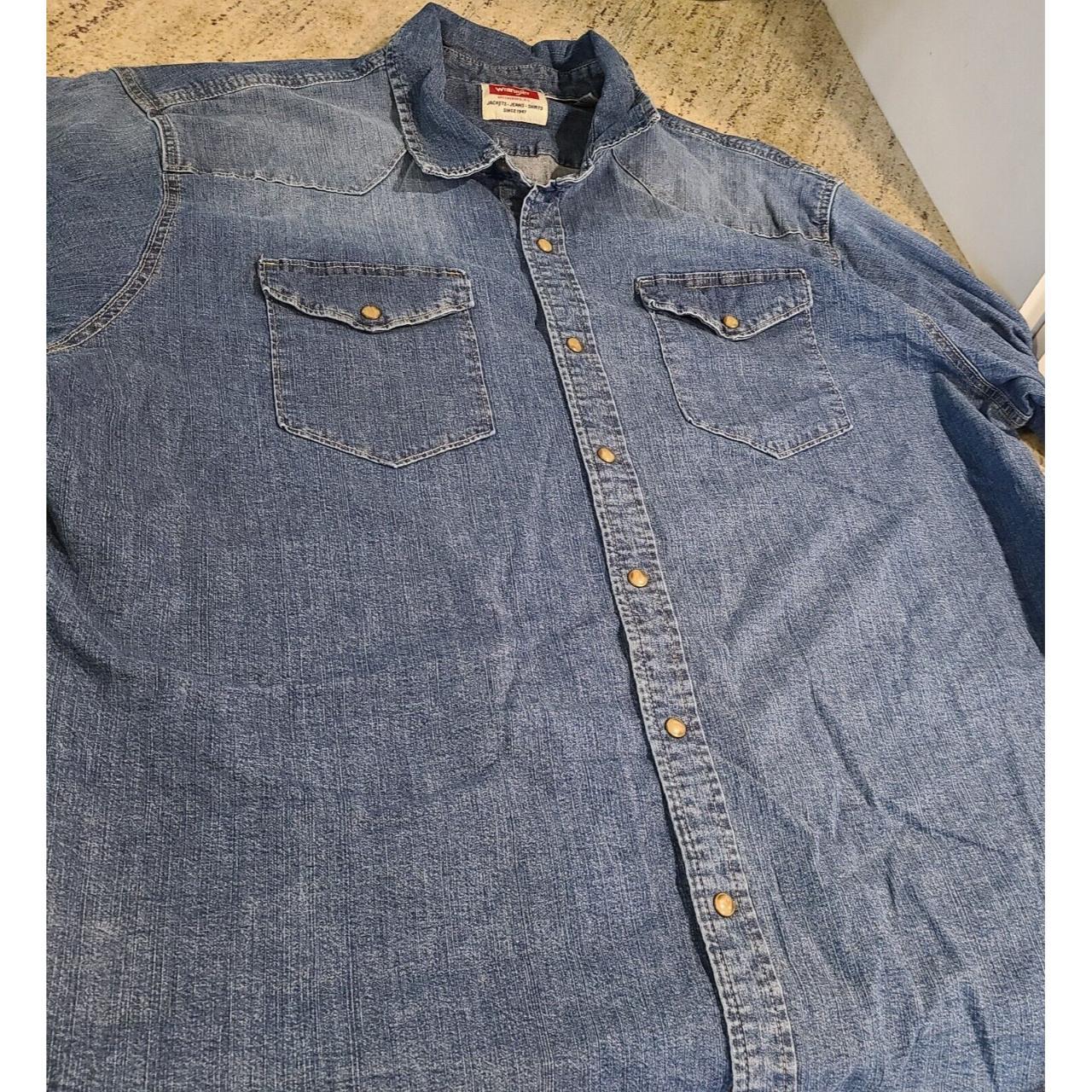 Set of 2 Wrangler Men's 3X Denim Blue Jean Pearl... - Depop