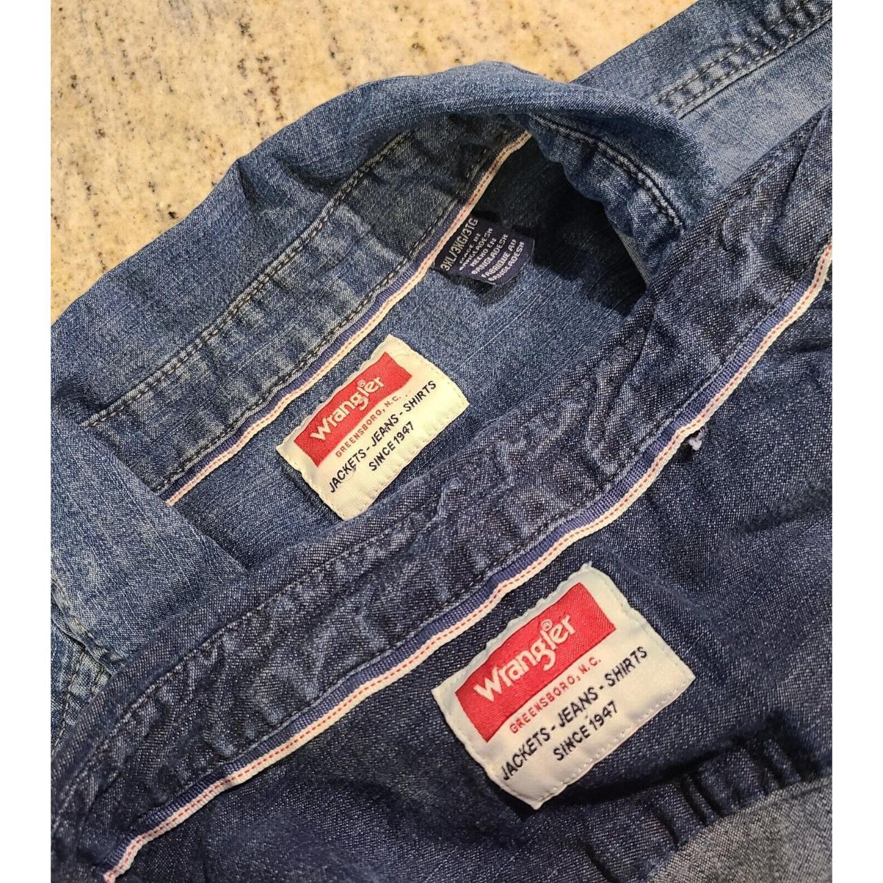 Set of 2 Wrangler Men's 3X Denim Blue Jean Pearl... - Depop