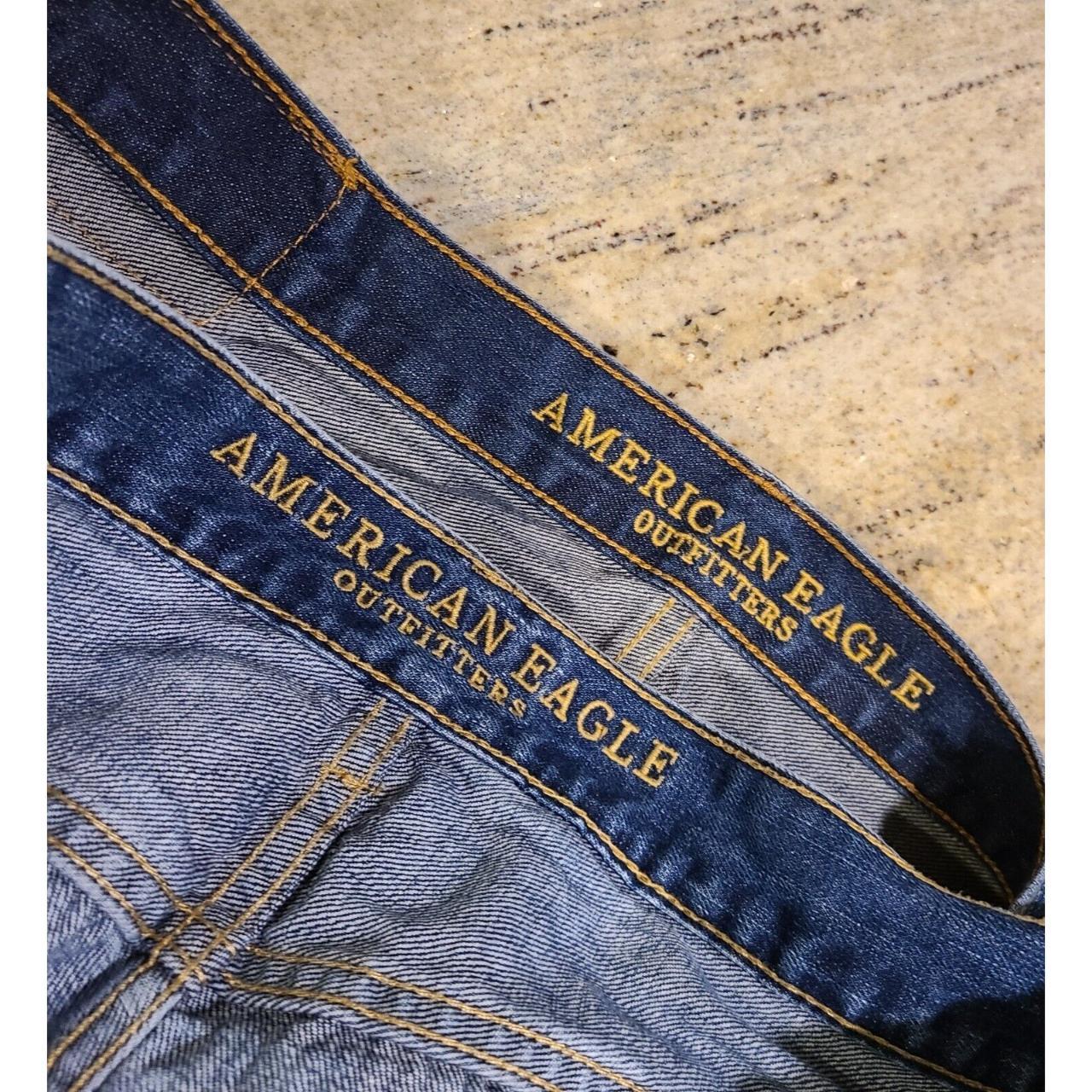 2 Pair American Eagle Blue Jeans Men 36x36 Classic... - Depop