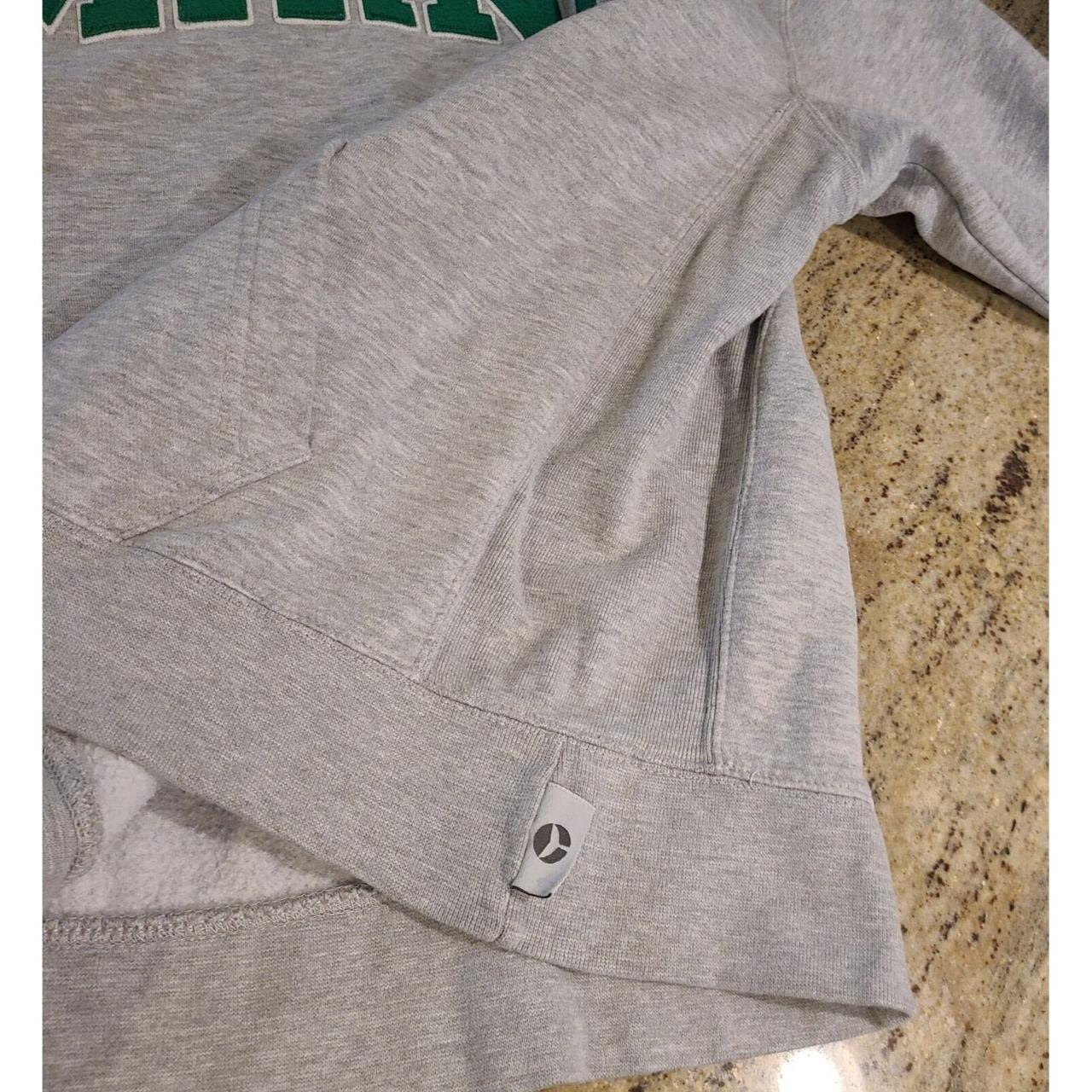 Size XL MAINE Hoodie Pullover Sweatshirt Gray Green... - Depop