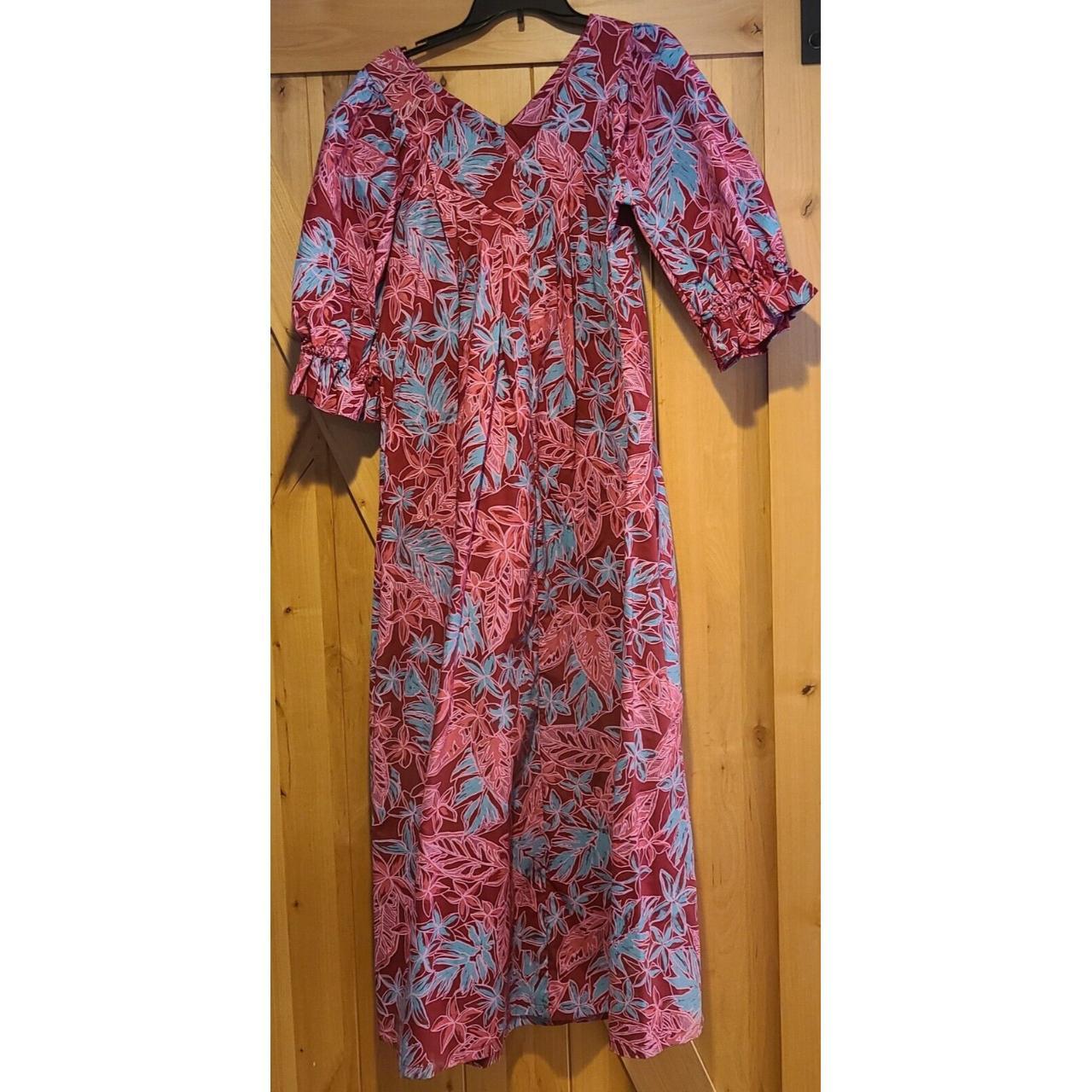 Vintage Tiki Togs Size XS Hawaiian Dress Muumuu... - Depop