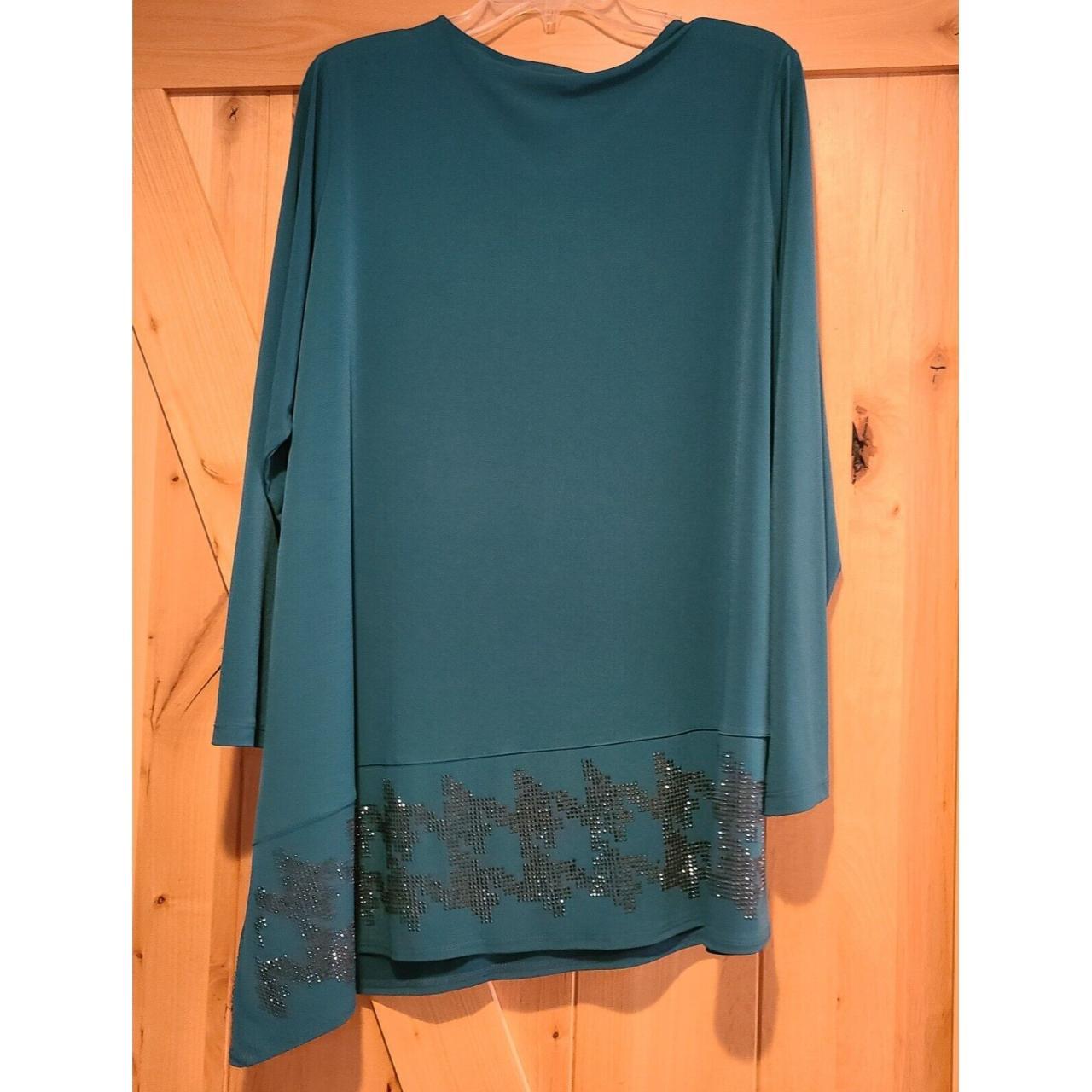 Susan Graver Artisan Size 1x Liquid Knit Tunic With Depop