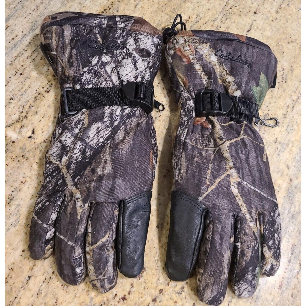 Cabelas Thinsulate Gore Tex Camo Winter Gloves Size... Depop