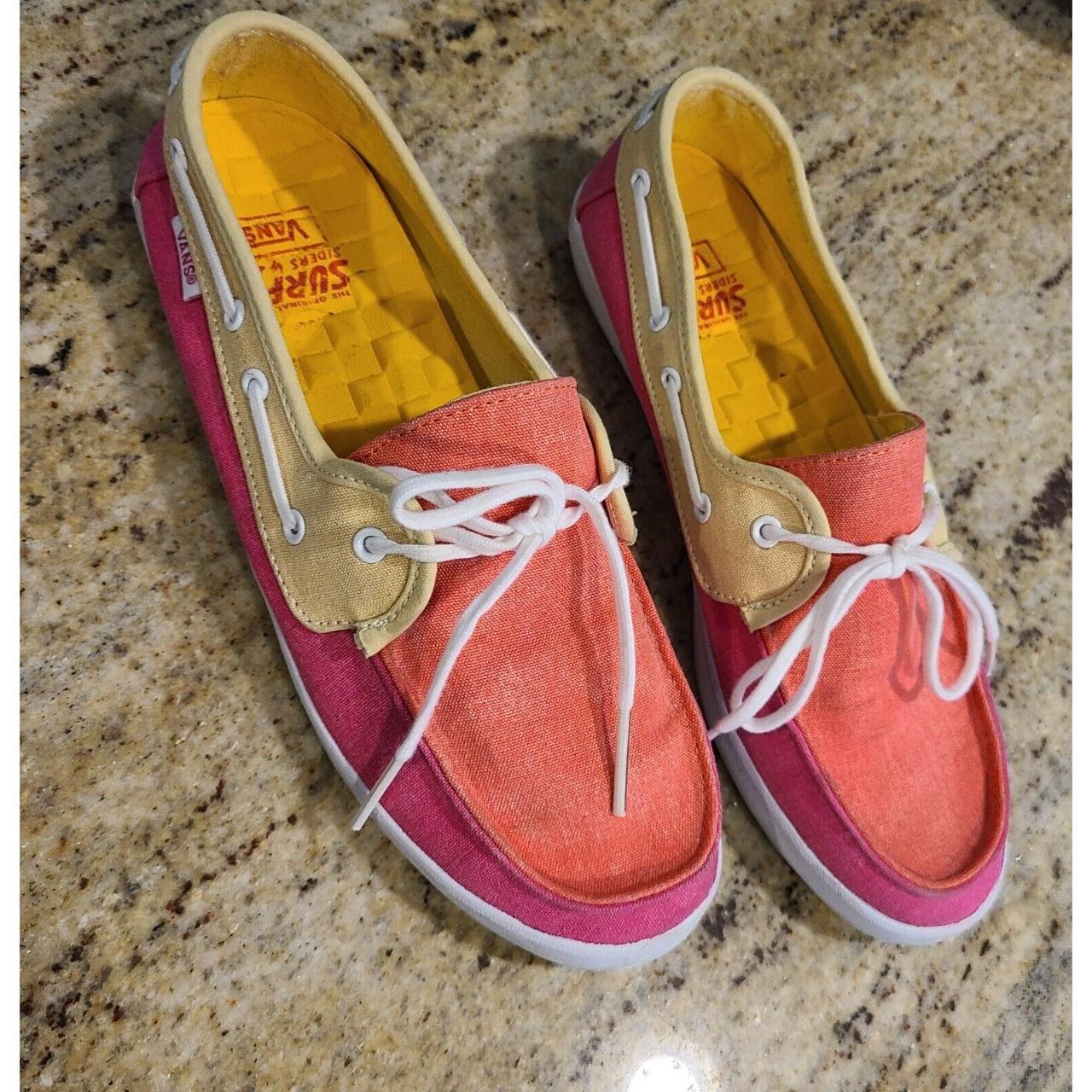 Vans Surf Siders Starburst Color Canvas Women's ... - Depop