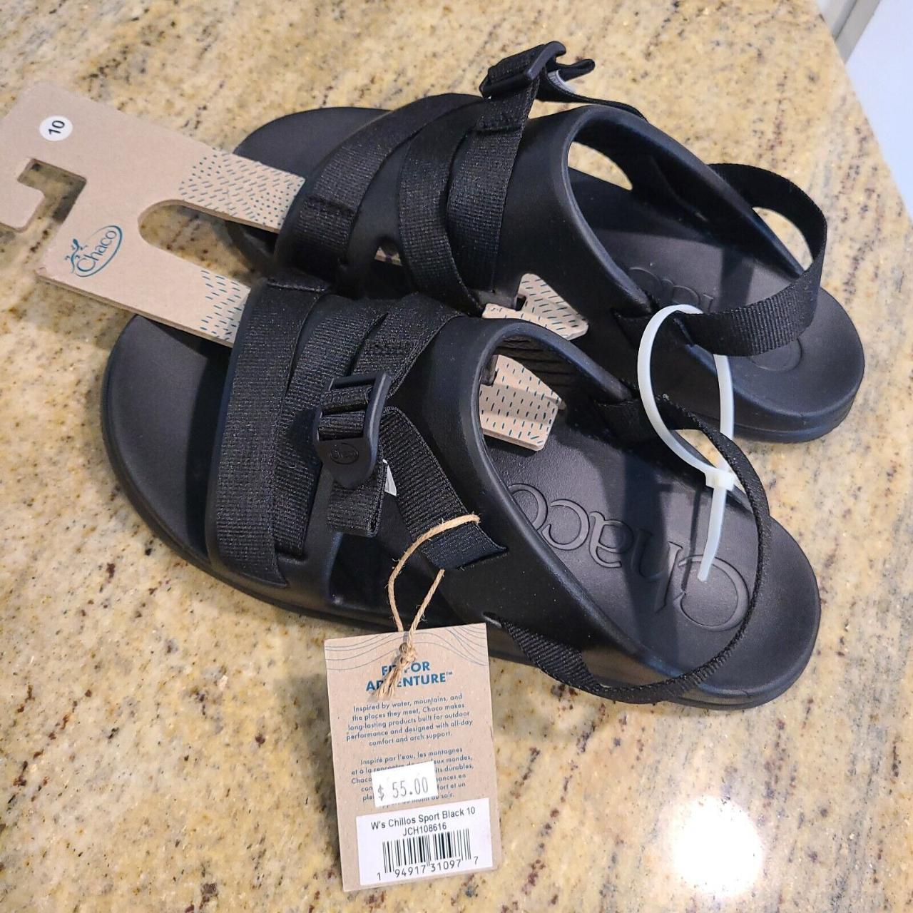 New! Chaco Shoes Women's Size 10 Chillos Sport Black... - Depop