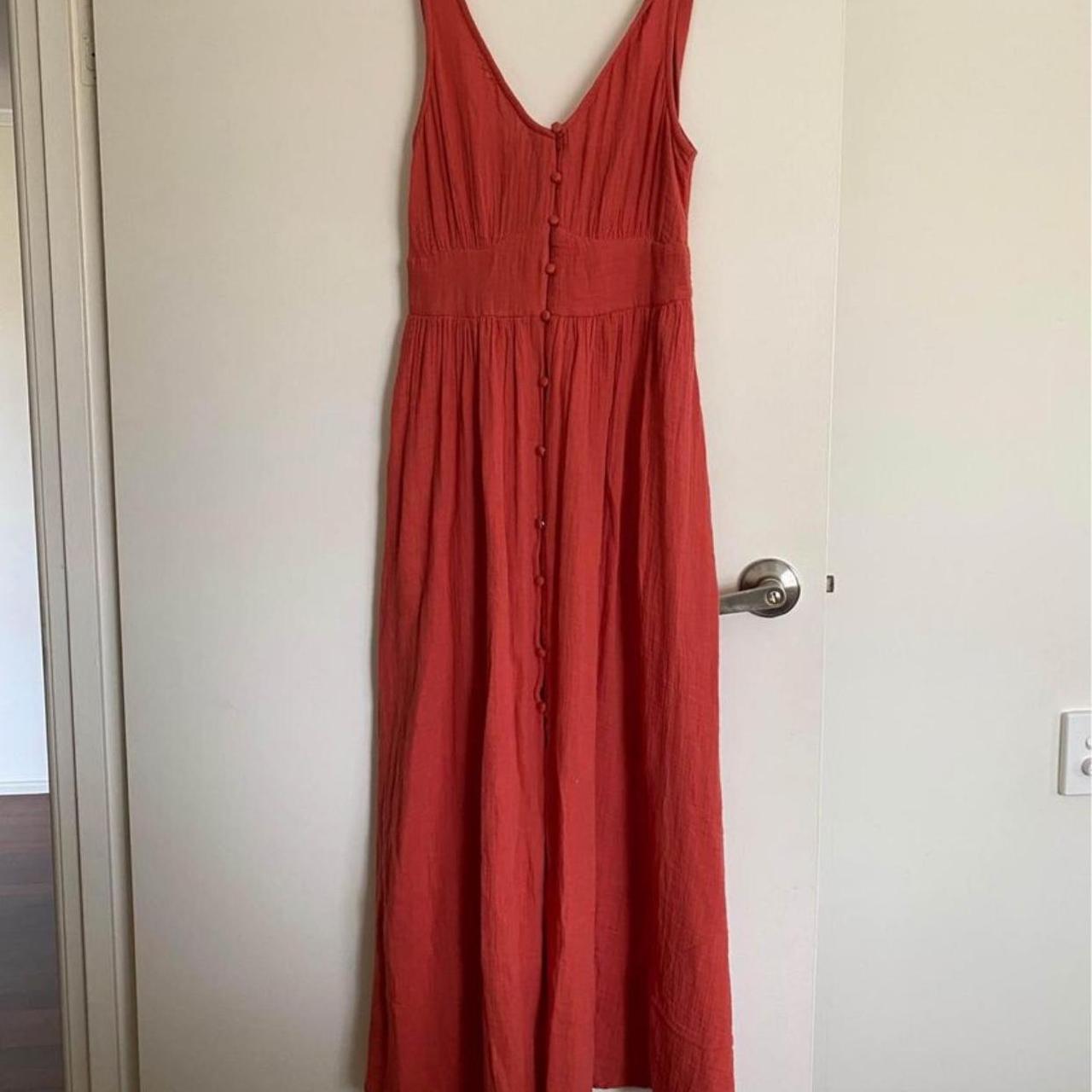 Target shop rust dress