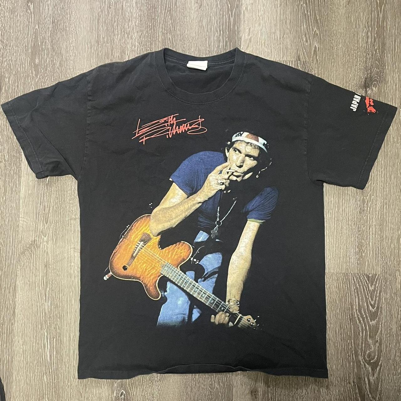 Keith Richards Japan relief tee Rolling Stones | Depop
