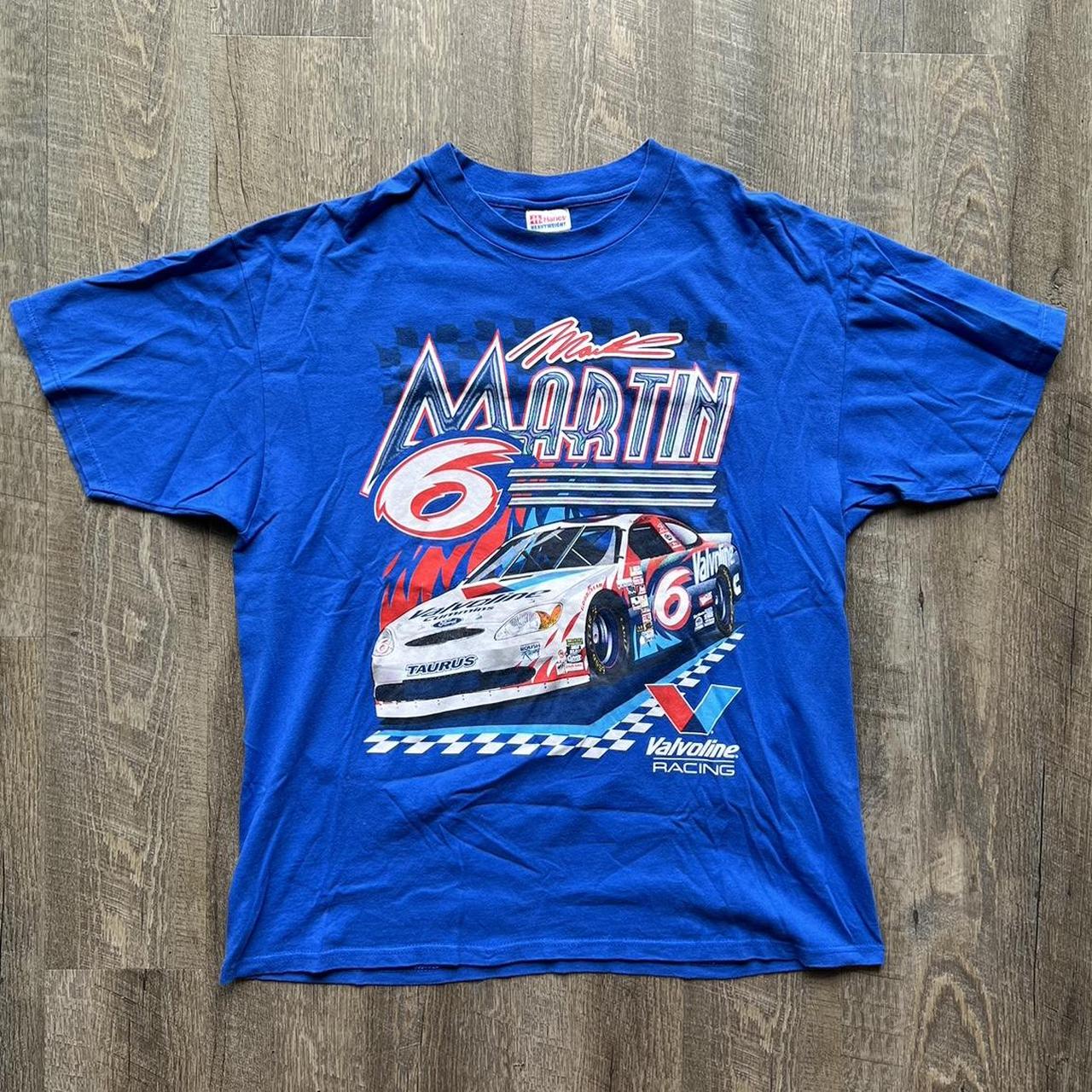 2000s NASCAR Mark Martin T-Shirt Size:... - Depop