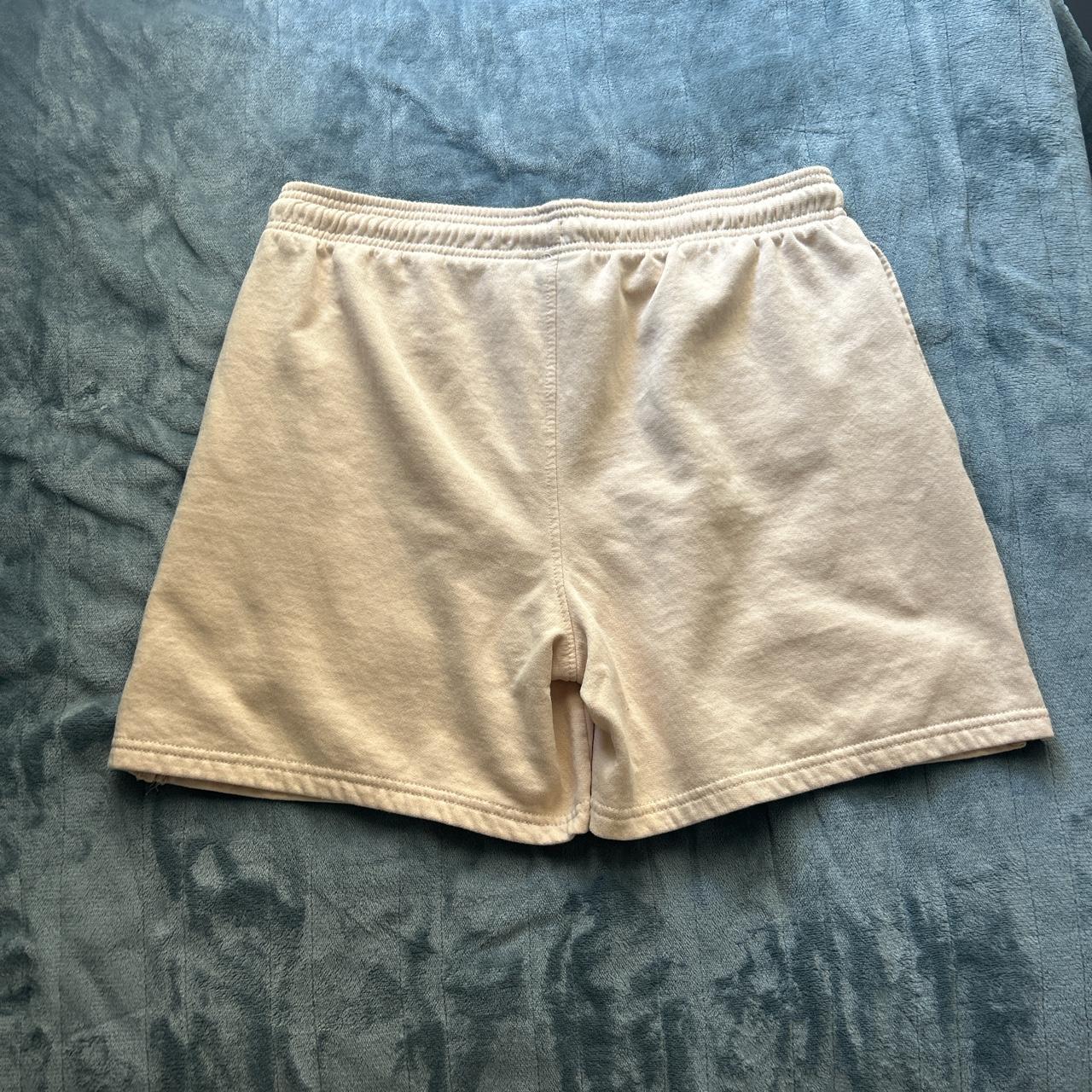 Snoopy & Woodstock Cowboy Creme Shorts - Depop