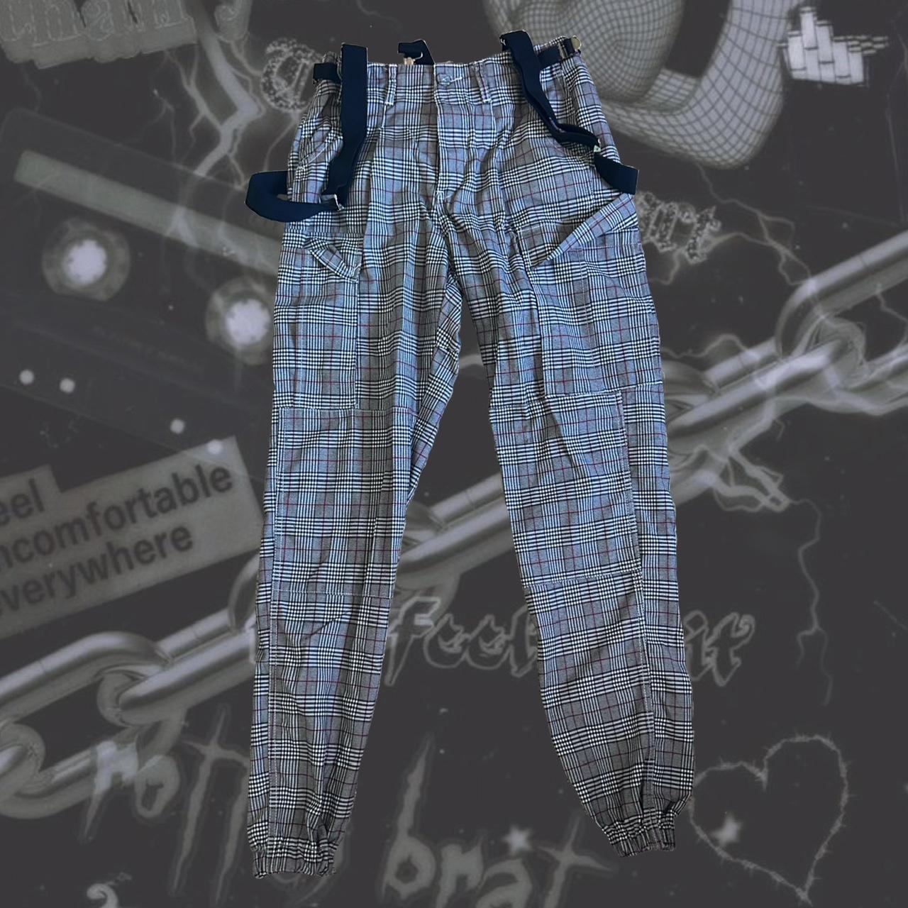 Never over plaid online joggers