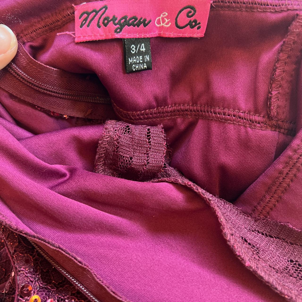 Morgan and Co Maroon Party/Homecoming Dress