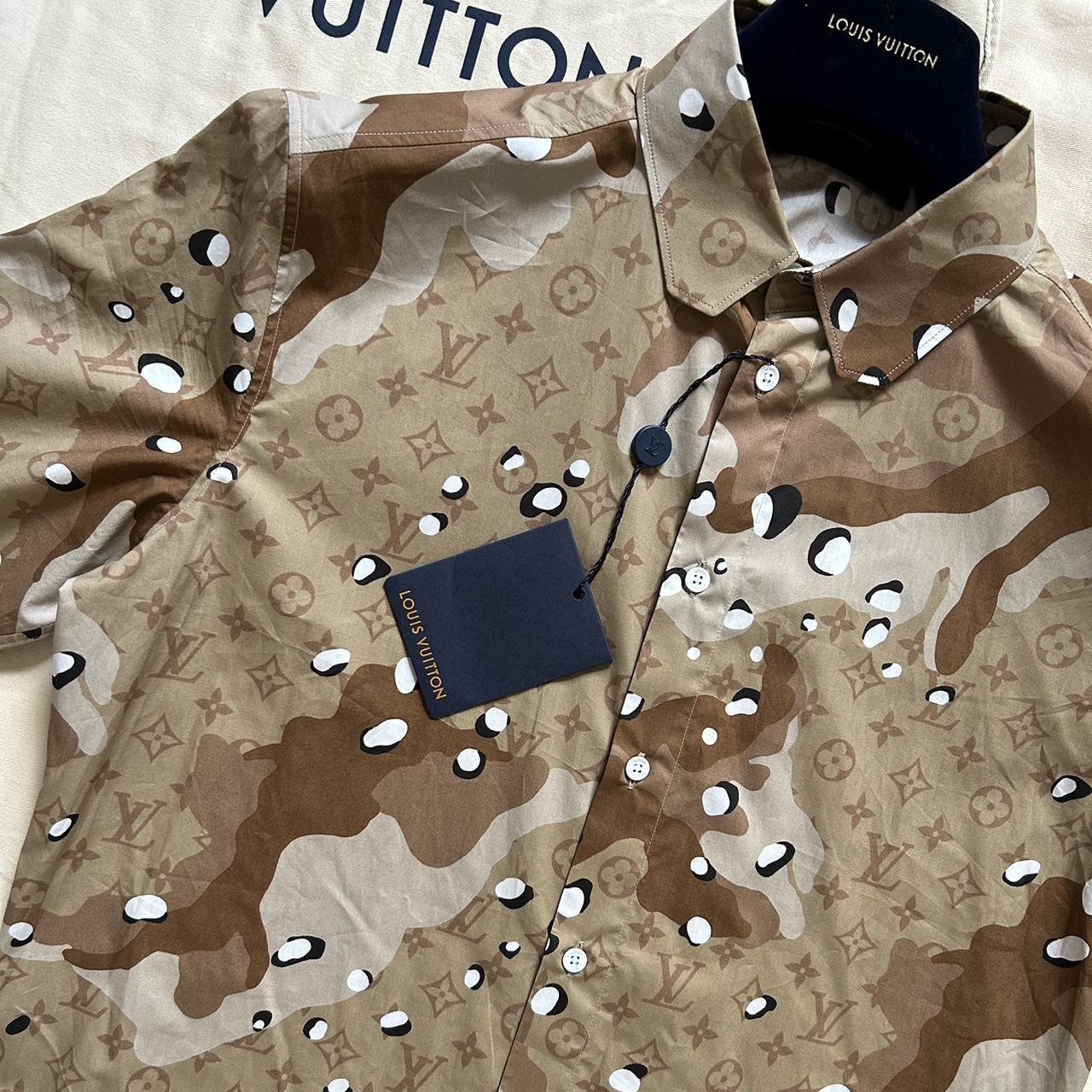 Louis Vuitton Men’s Monogram camouflage shirt, brand... - Depop