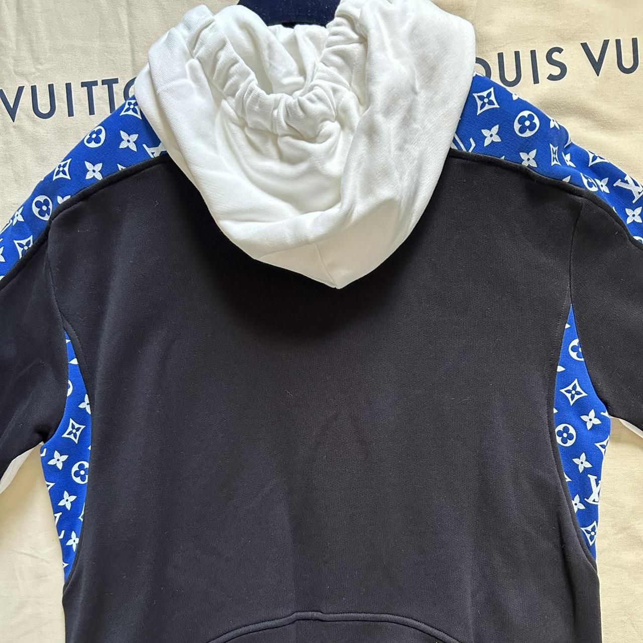 Louis Vuitton men s monogram circles hoodie brand Depop