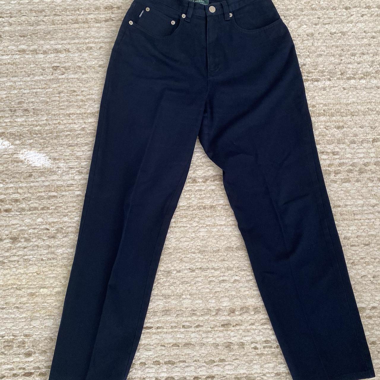 Ralph Lauren navy pants Size 8p, fits... - Depop