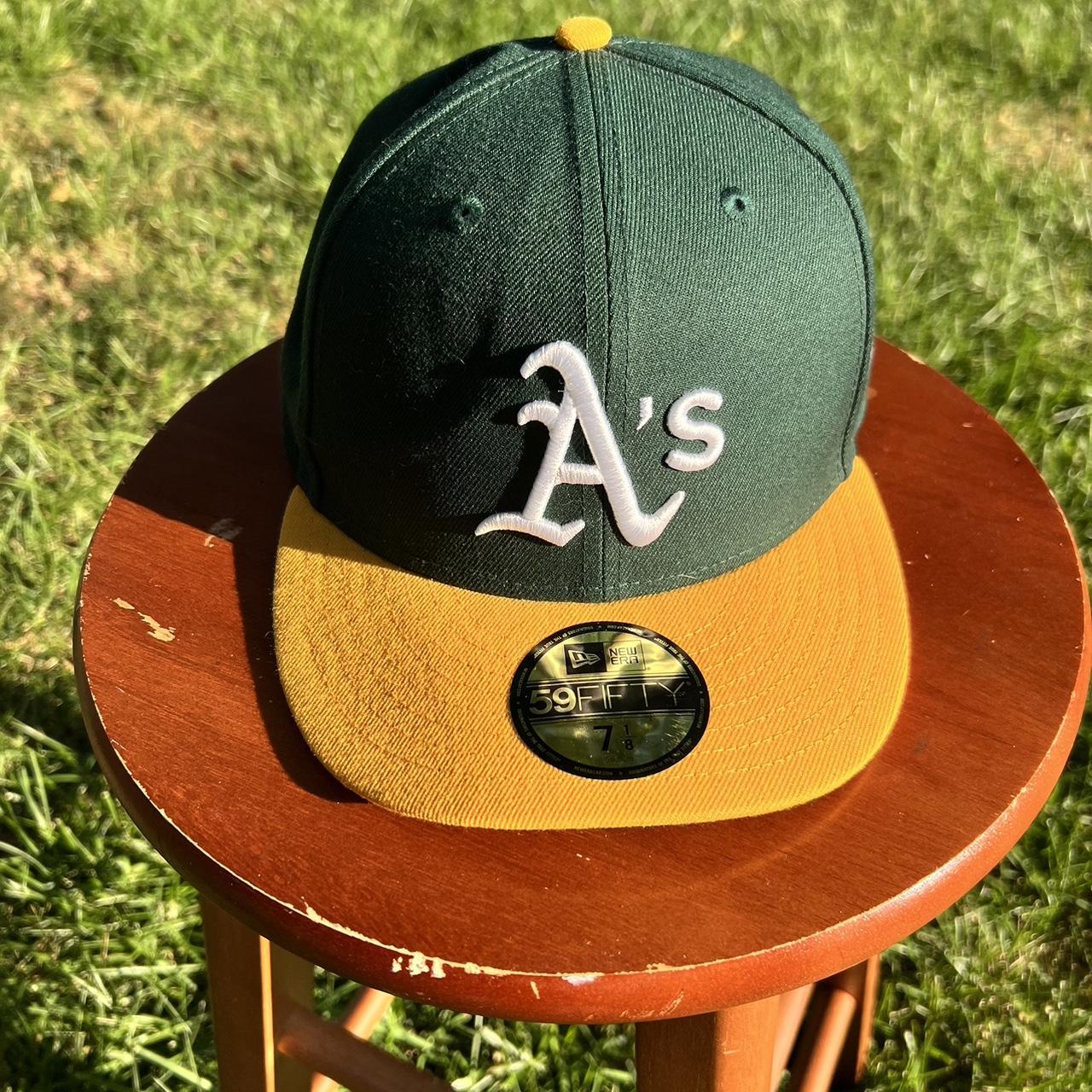 Oakland Athletics GROOVY Green Fitted Hat by New Era