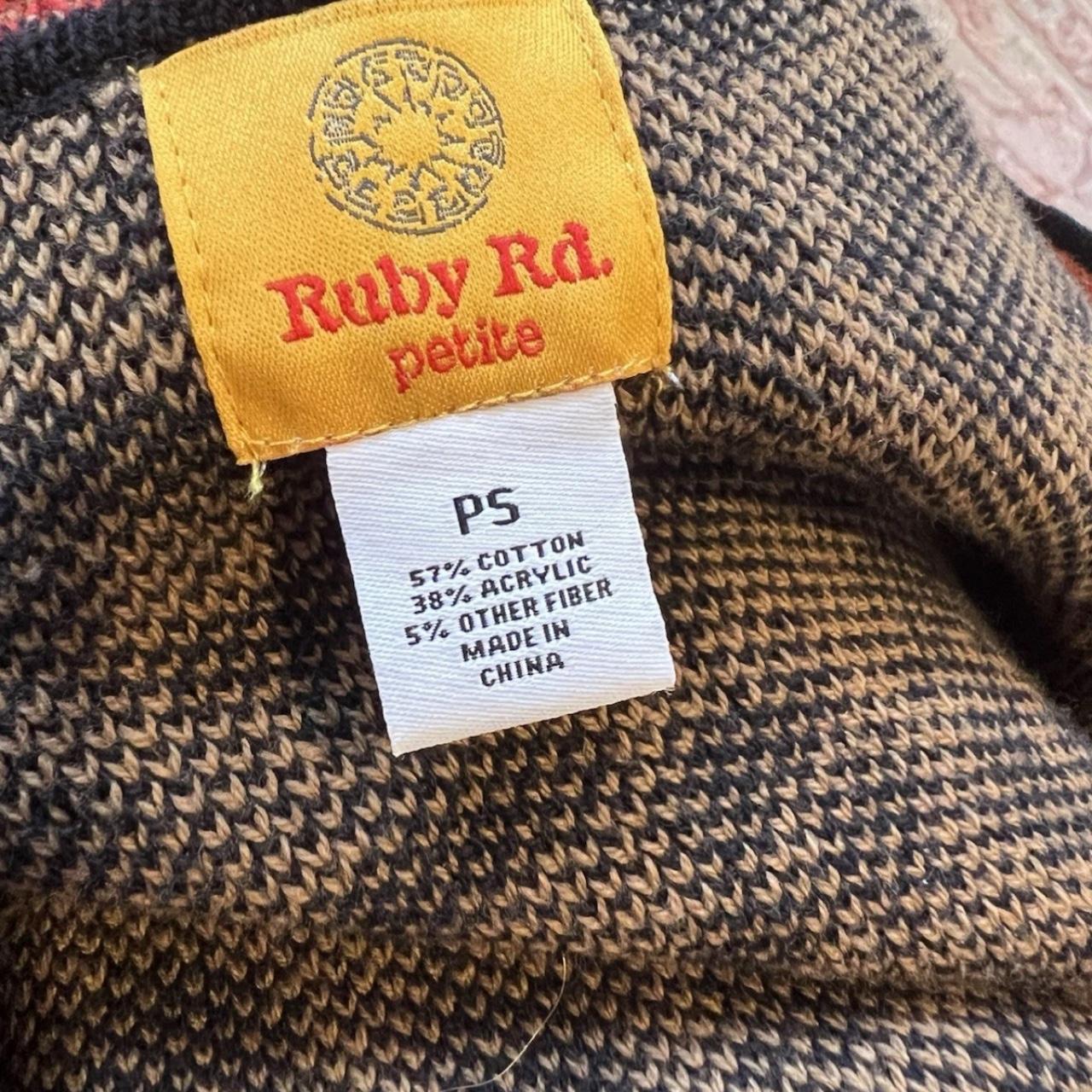 Ruby Rd. Women's Cardigan - Multi/Brown – Ruby Rd… - image 4