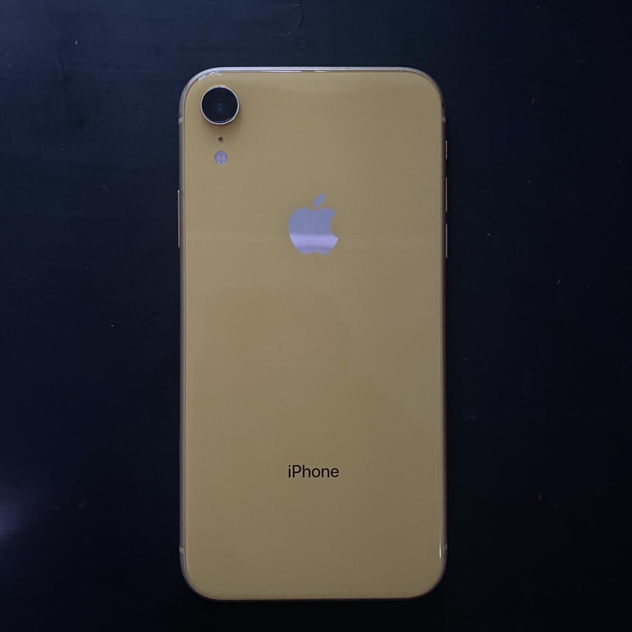YELLOW IPHONE XR PERFECT CONDITION *FACE ID DOESN’T... Depop
