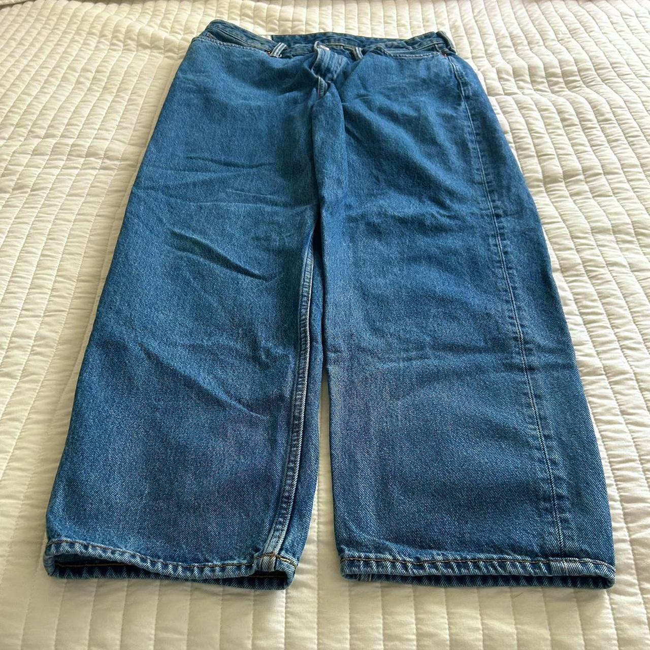 -Wide leg baggy h&m jeans -perfect fade 🙏 -super... - Depop