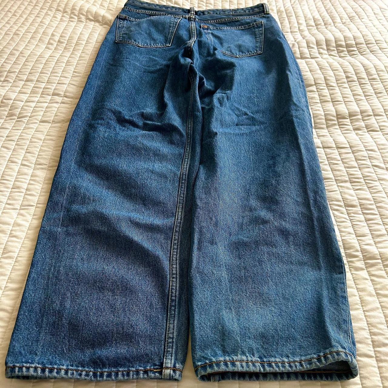 -Wide leg baggy h&m jeans -perfect fade 🙏 -super... - Depop