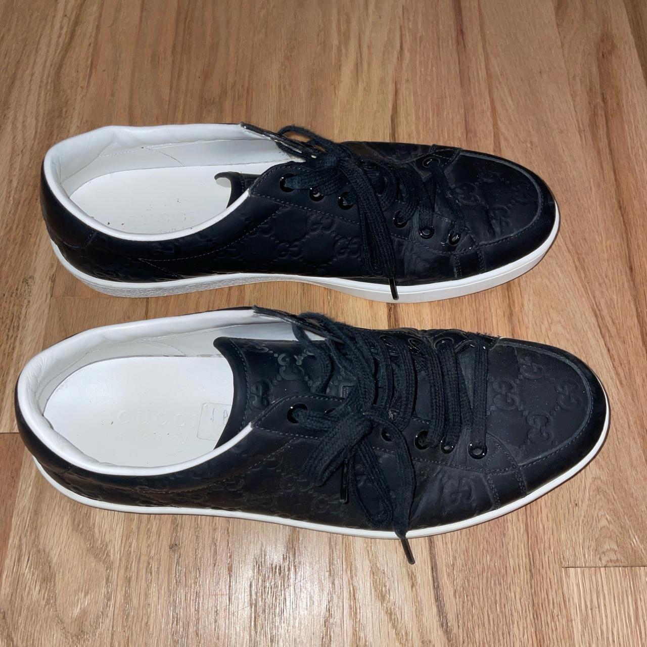 mens gucci black sneakers