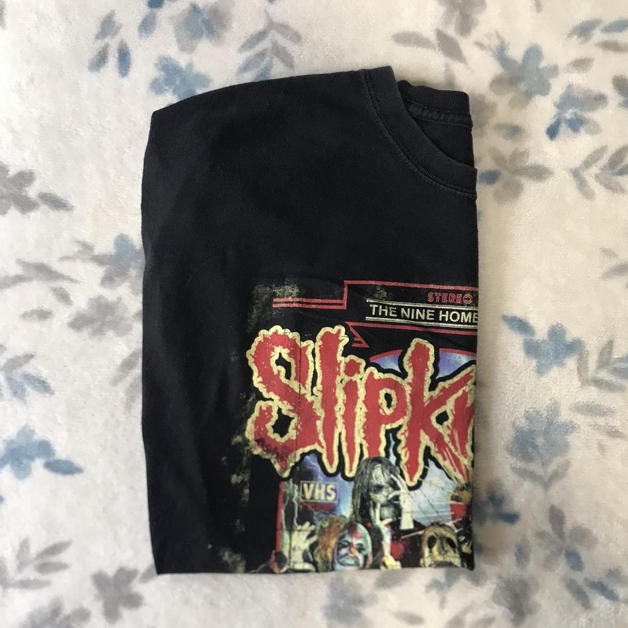 spencers slipknot graphic tee !! ️ a few teeny tiny... - Depop